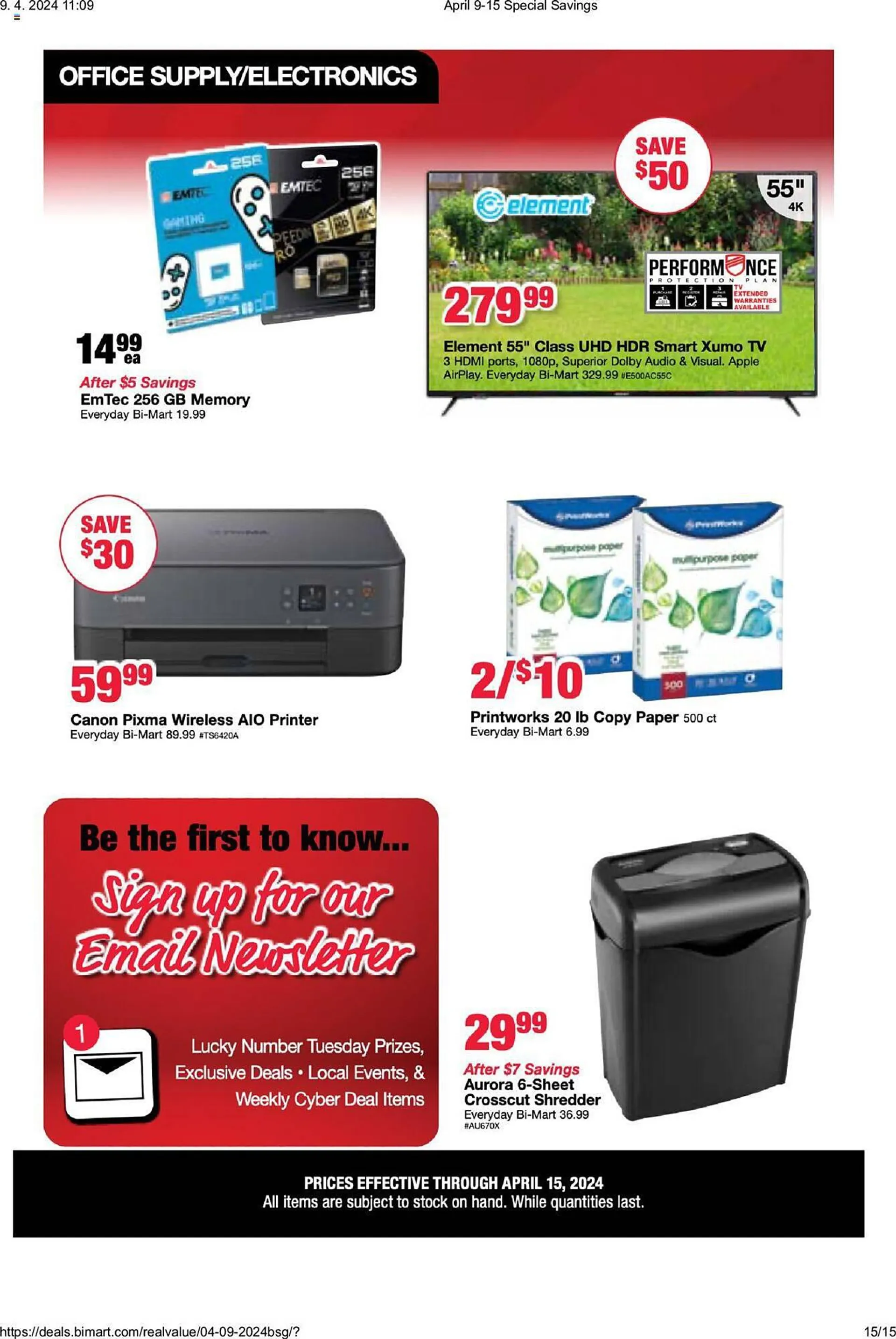 Weekly ad Bi-Mart Weekly Ad from April 9 to April 15 2024 - Page 15