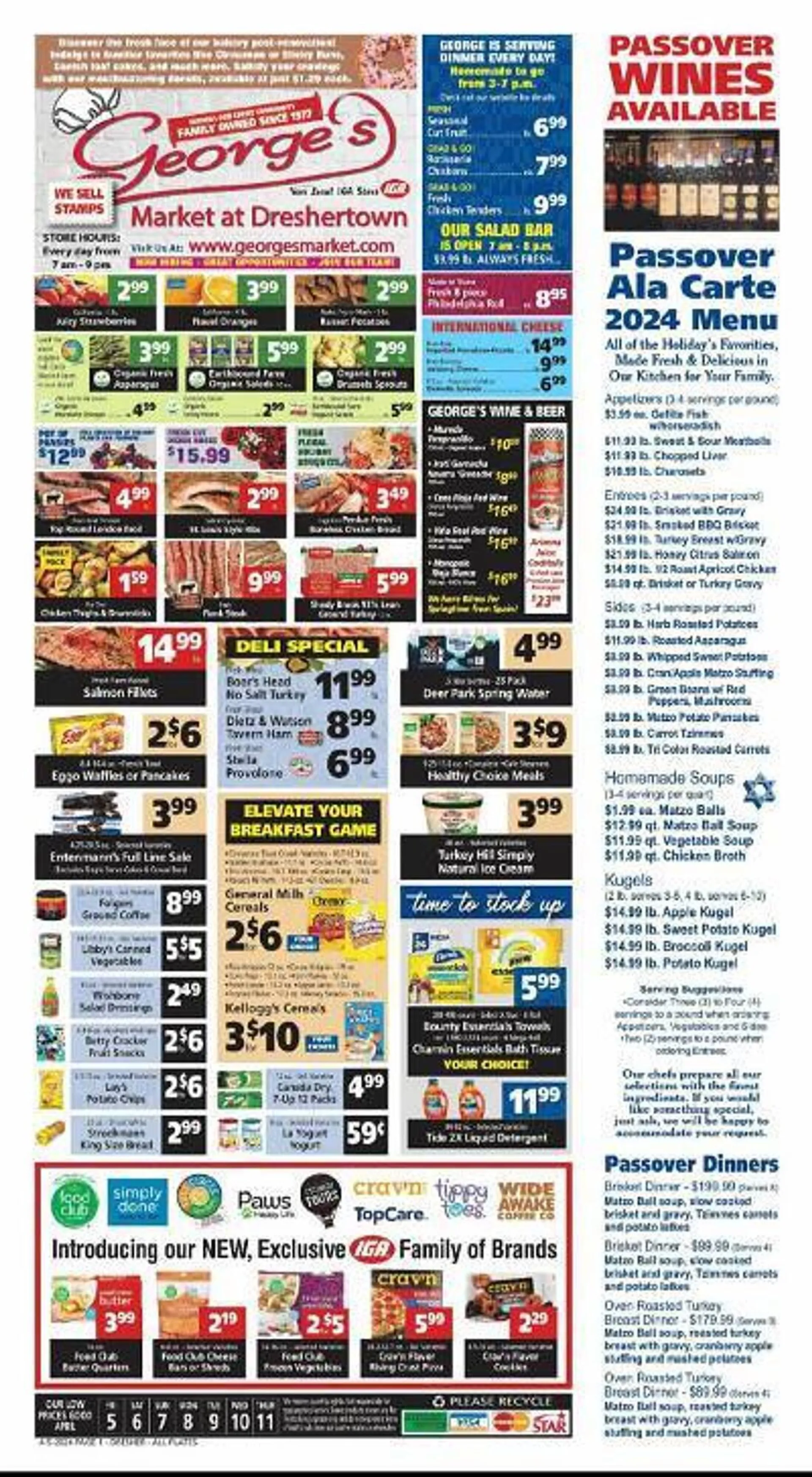 Weekly ad George's Market Weekly Ad from April 5 to April 11 2024 - Page 1