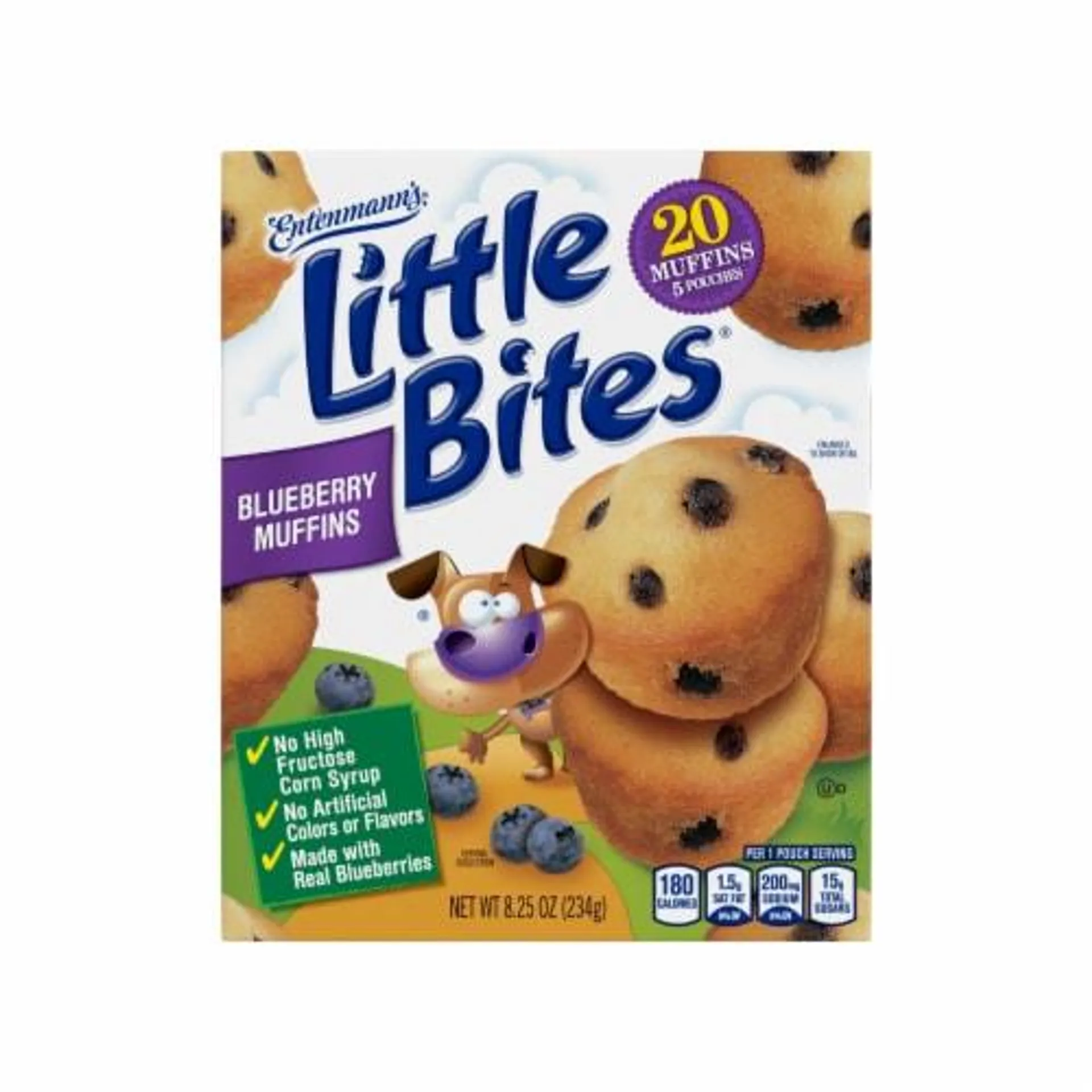 Entenmann's® Little Bites® Blueberry Mini Muffins Pouches
