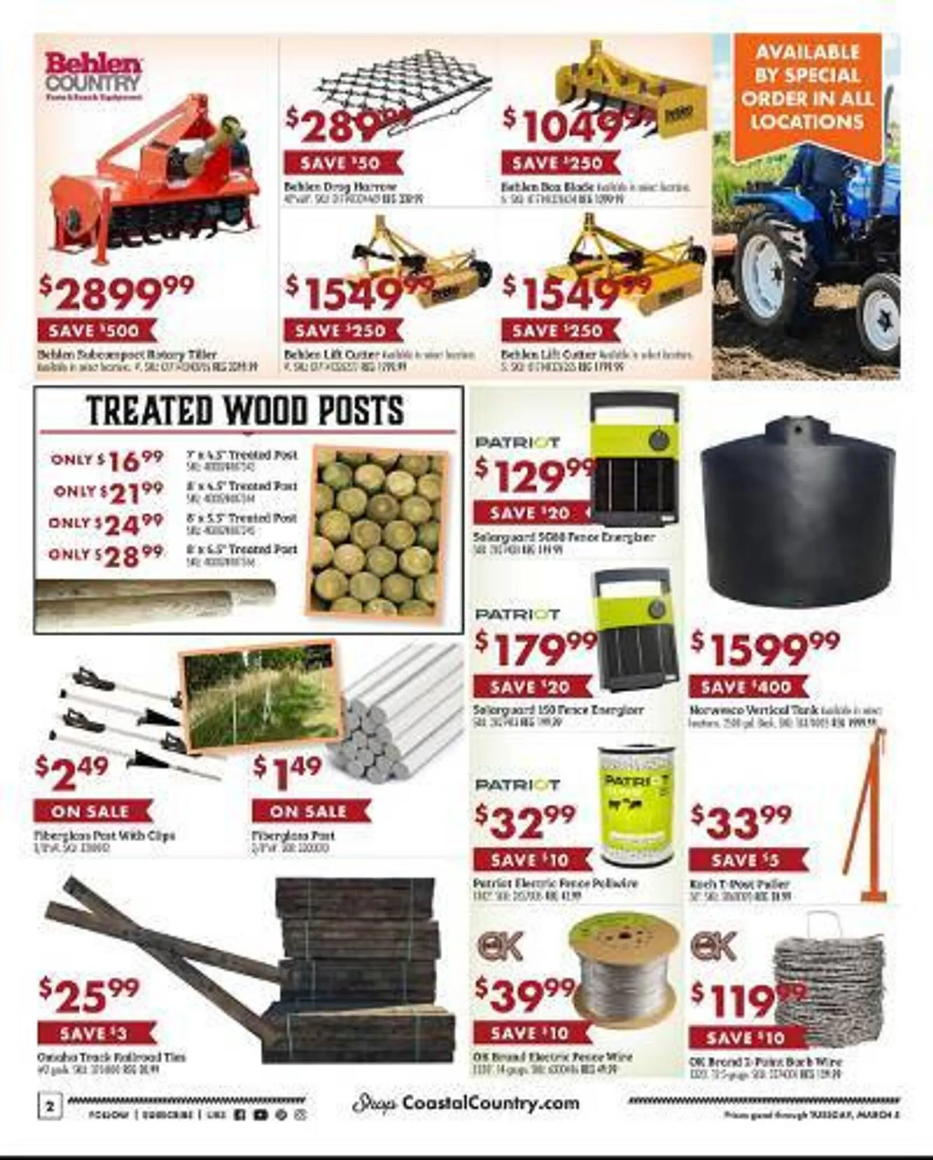 Weekly ad Coastal Farm & Ranch Weekly Ad from February 28 to March 5 2024 - Page 2