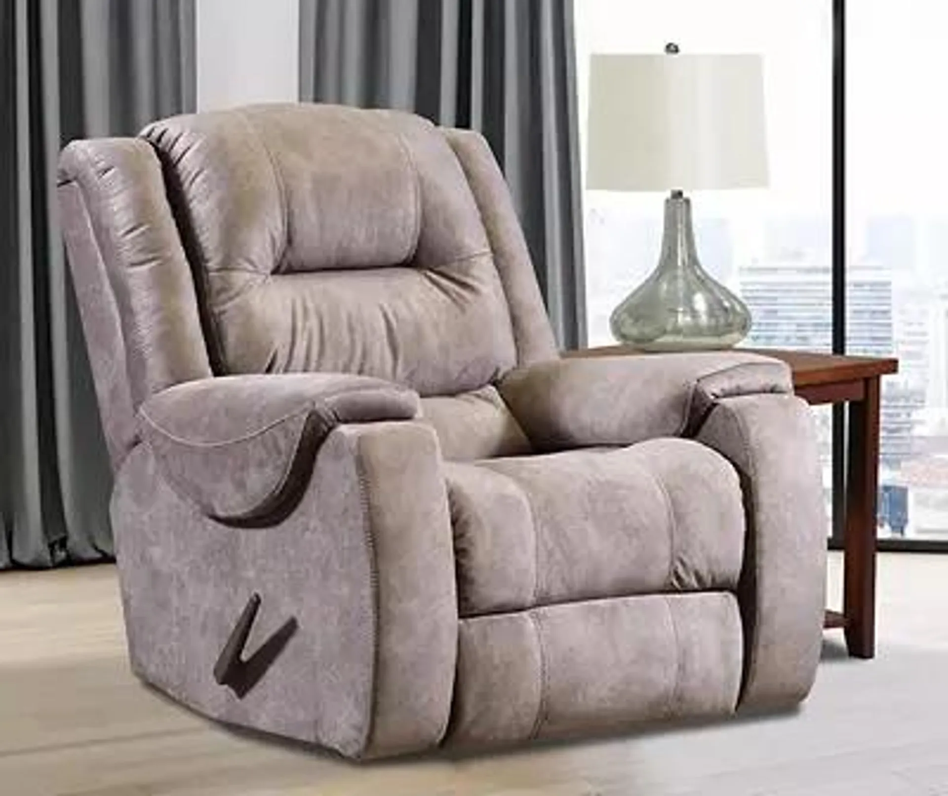 Bradford Tan Rocker Recliner