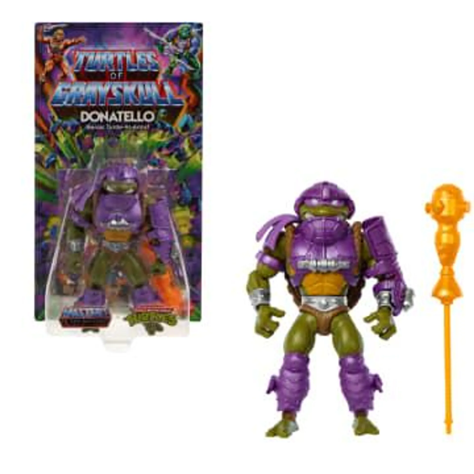 Masters Of The Universe Origins Turtles Of Grayskull Donatello Action Figure Toy