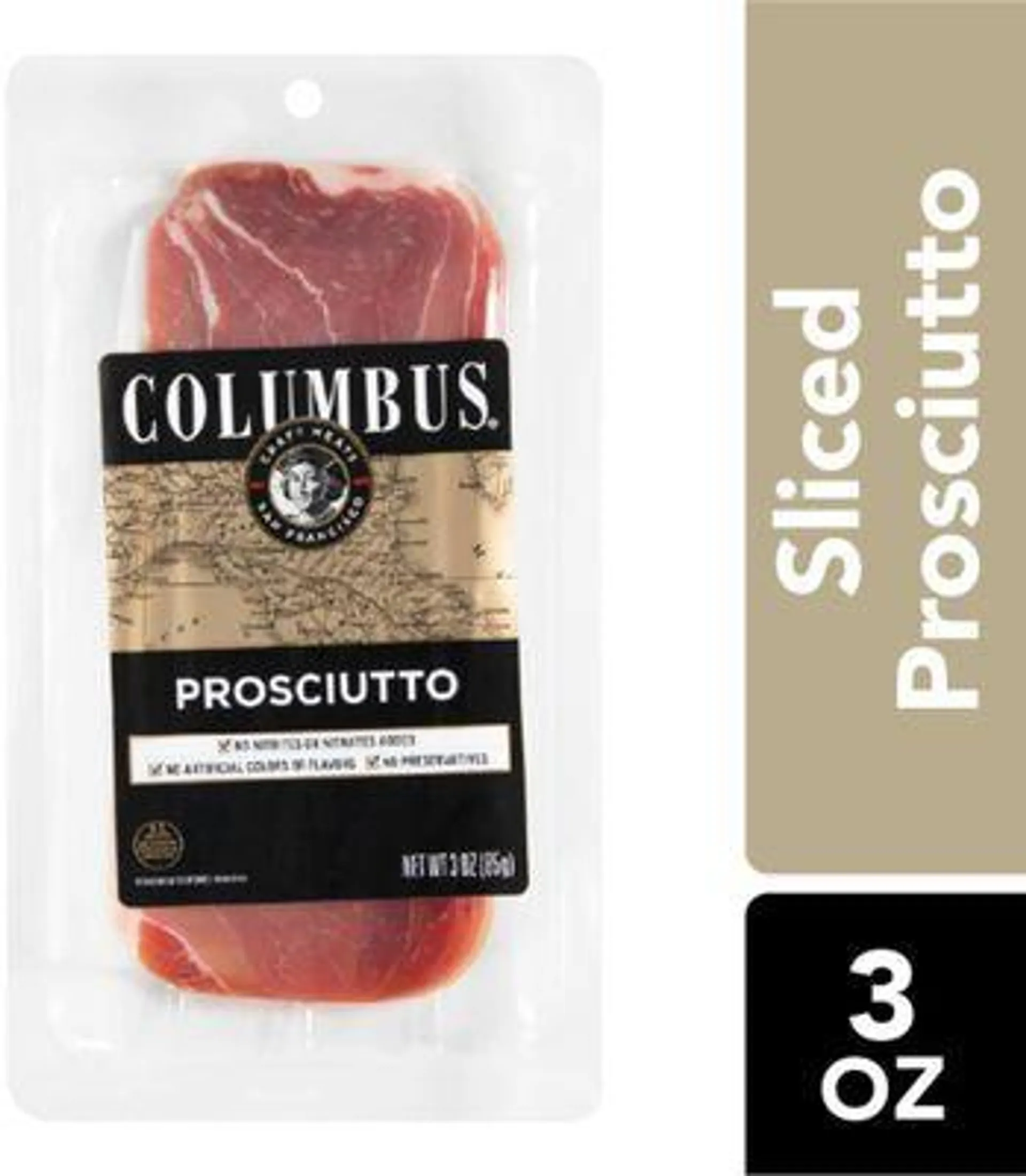 Columbus Pre-Sliced Prosciutto