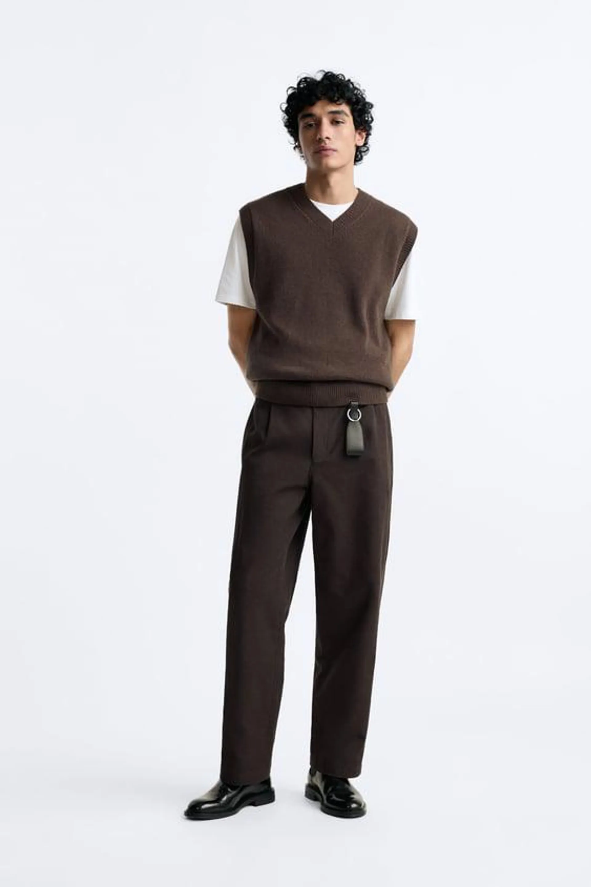 100% WOOL KNIT VEST