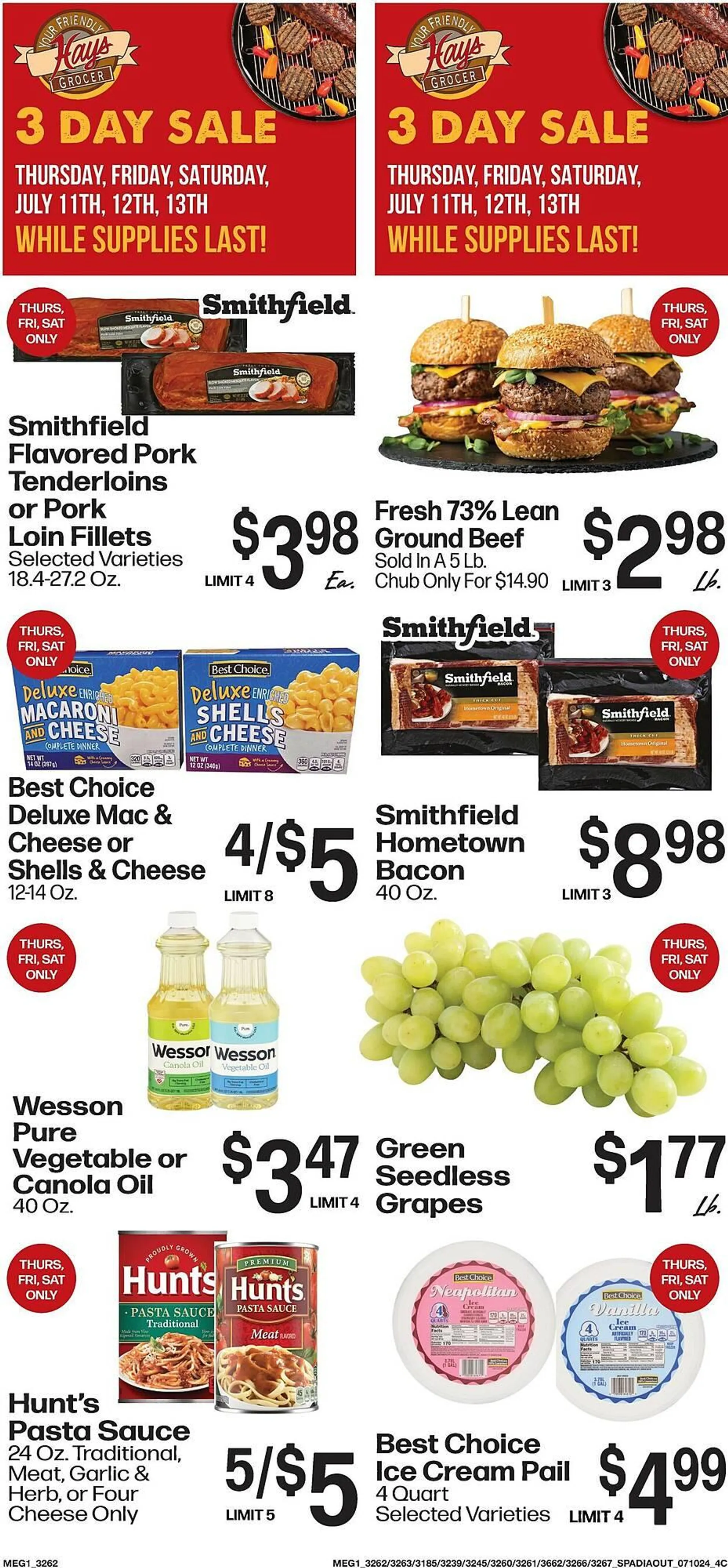 Hays Supermarket Weekly Ad - 1