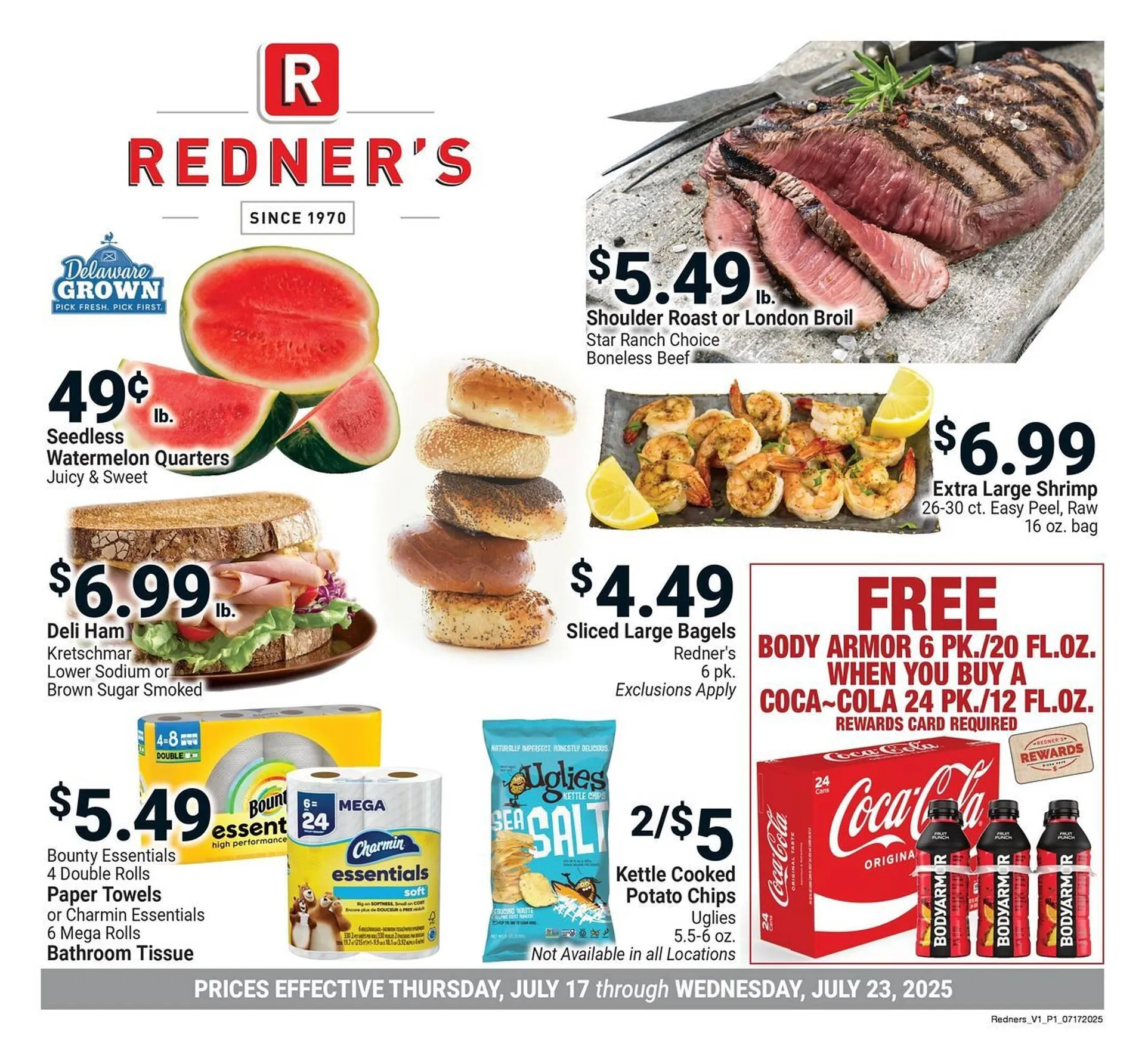 Weekly ad Redner's Warehouse Weekly Ad from July 17 to July 23 2025 - Page 1