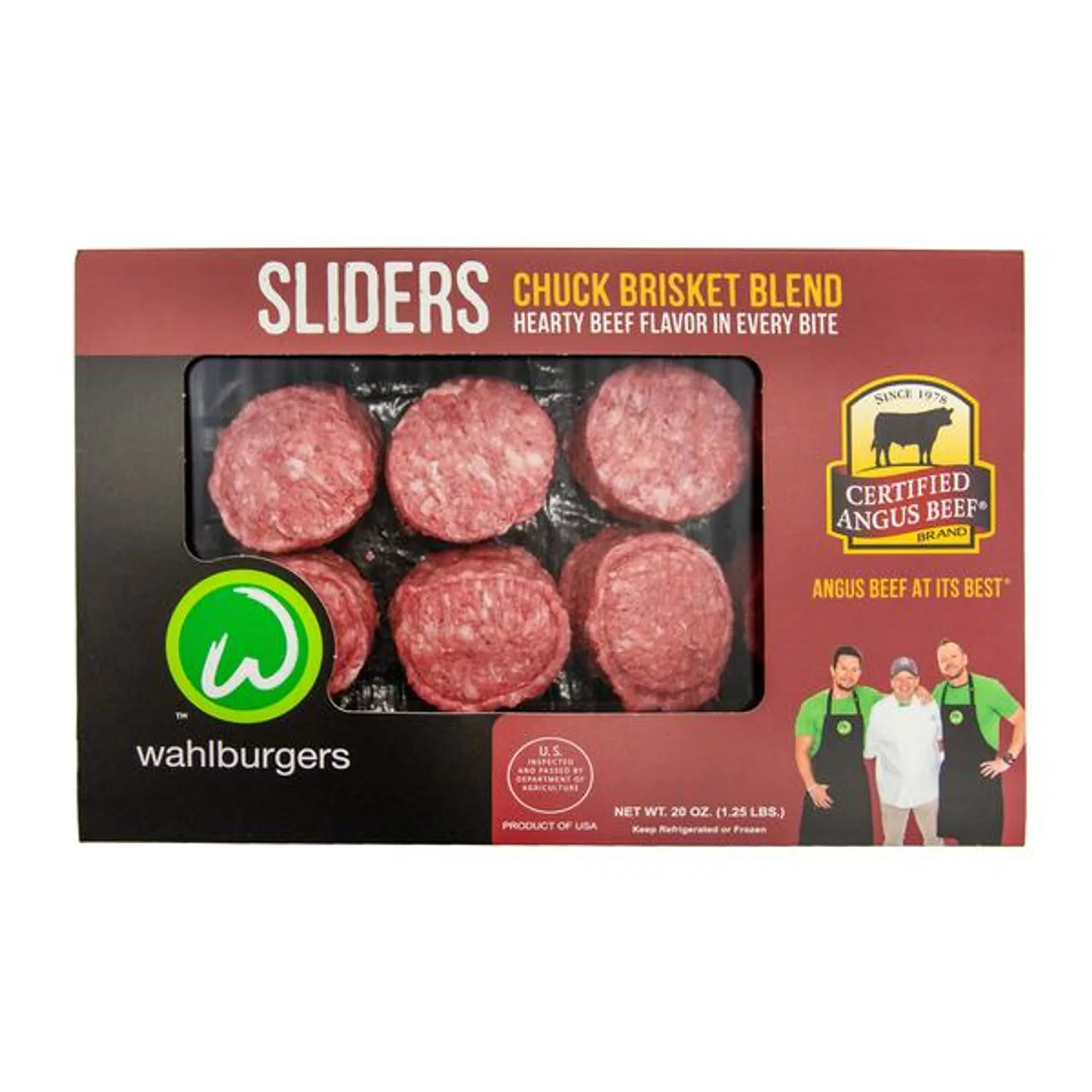 Wahlburgers Chuck Brisket Blend Sliders