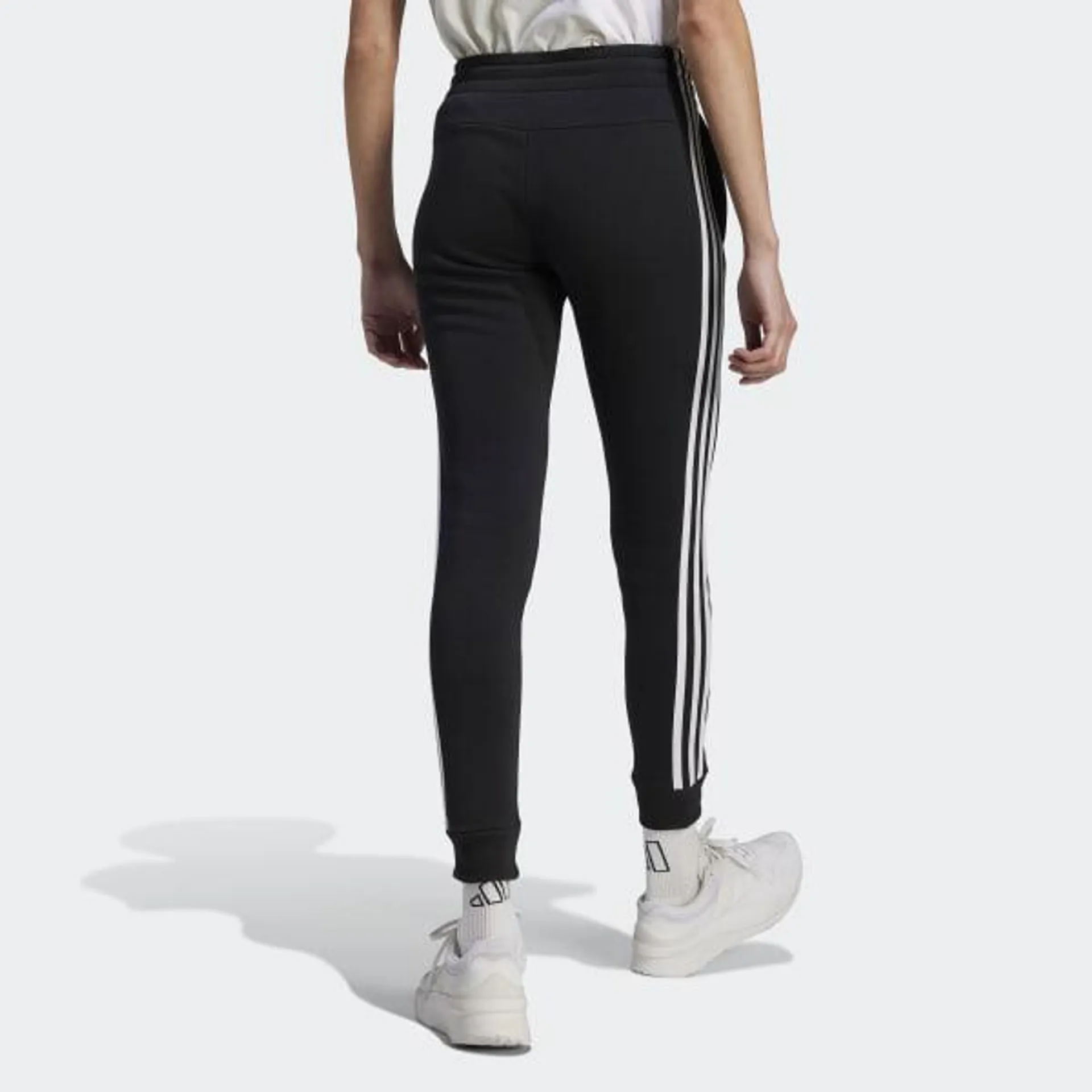 Essentials 3-Stripes Fleece Pants