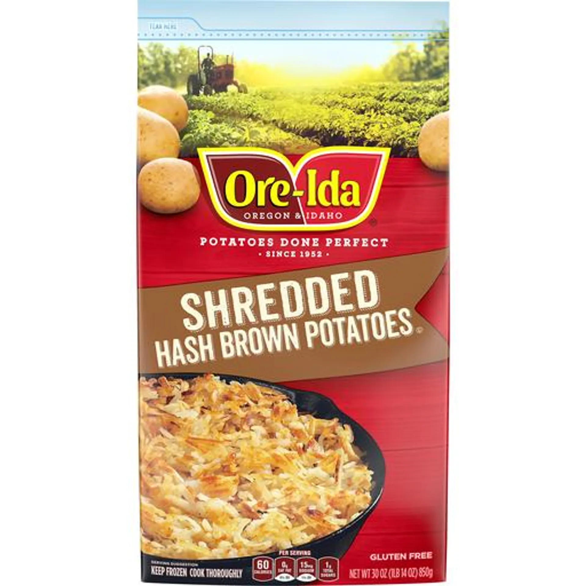 Ore Ida Hash Browns, Shredded 30 oz