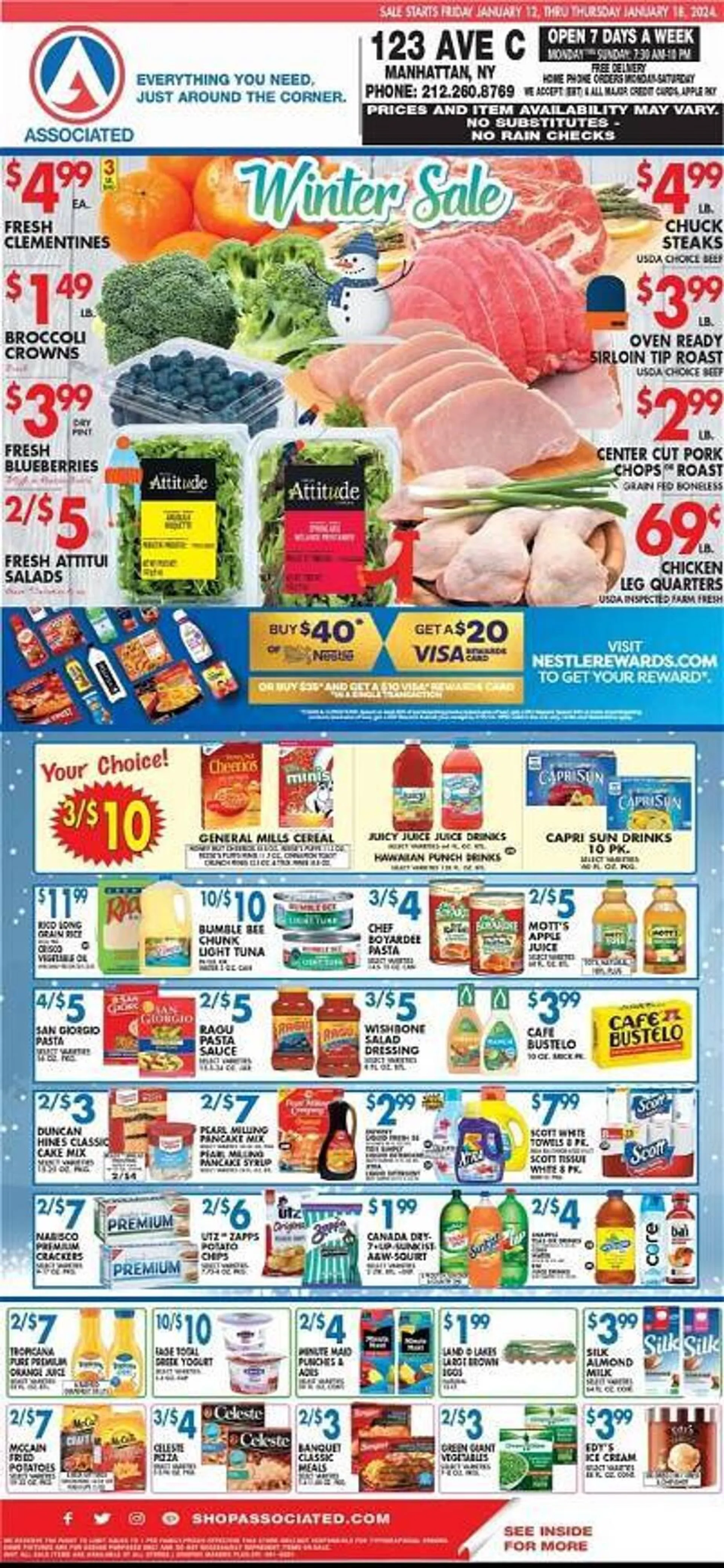 Weekly ad Associated Weekly Ad from January 12 to January 18 2024 - Page 