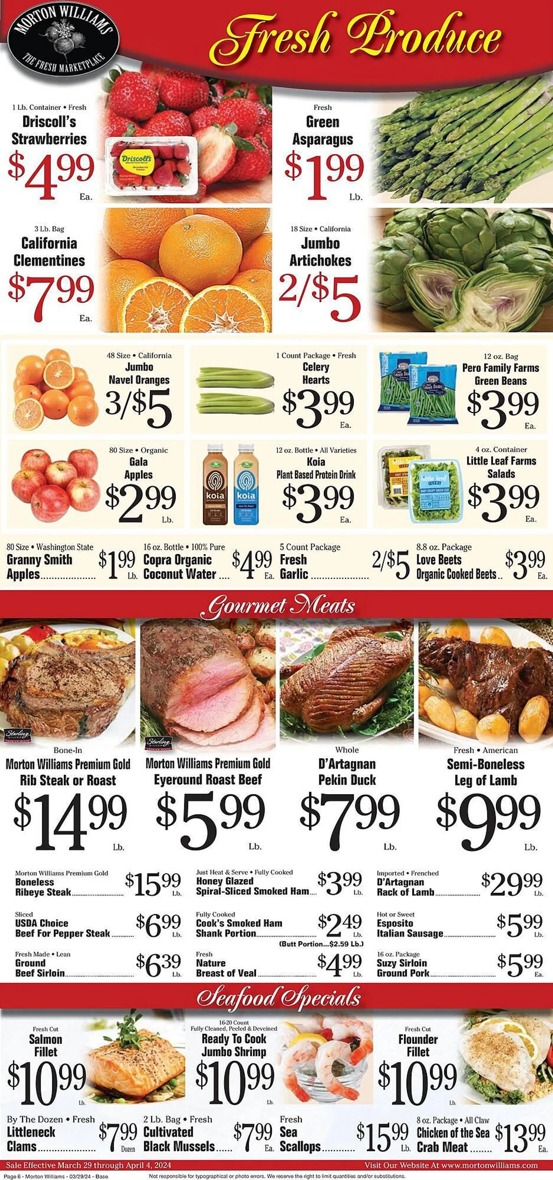Weekly ad Morton Williams Weekly Ad from March 29 to April 4 2024 - Page 6