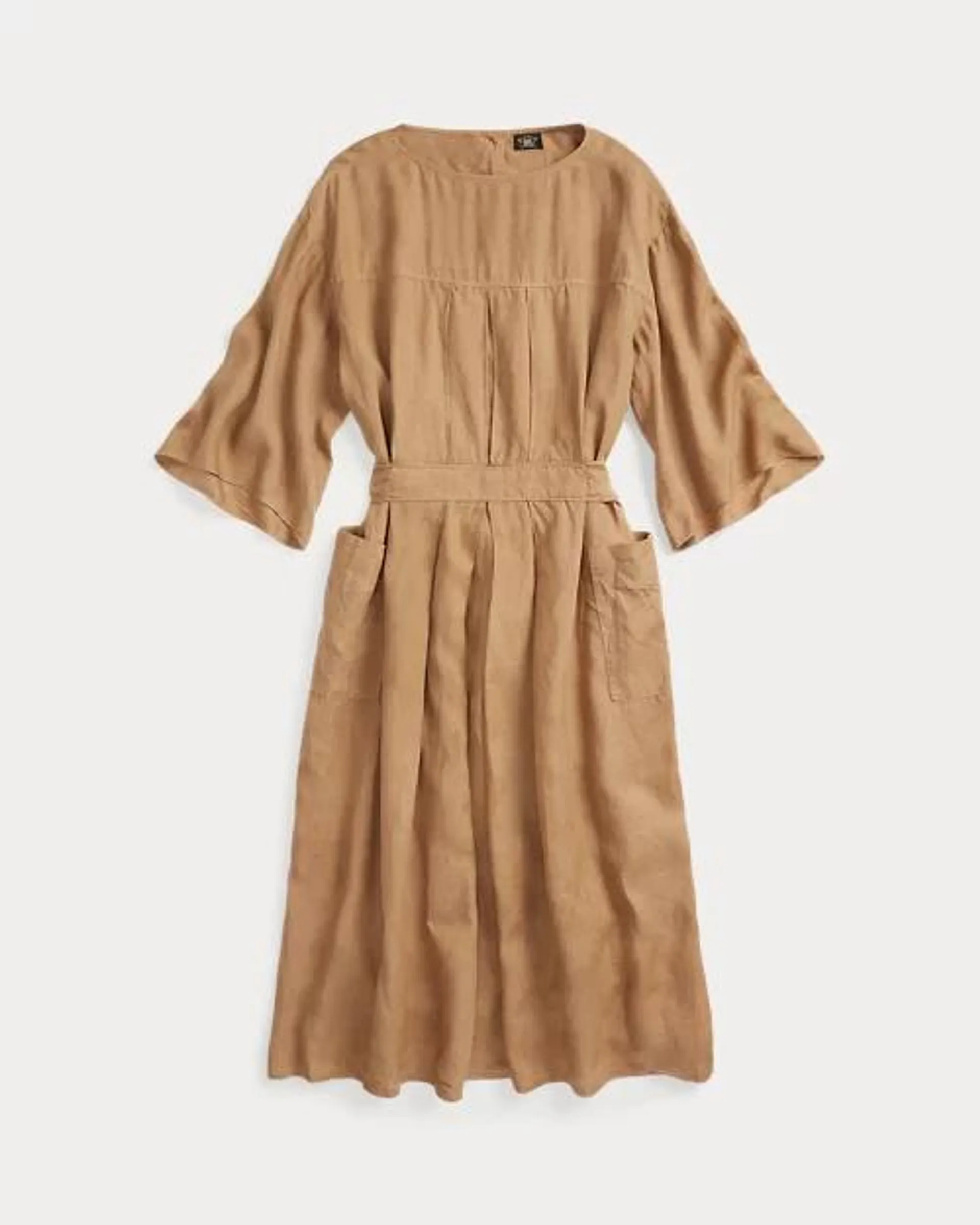 Linen Boatneck Dress