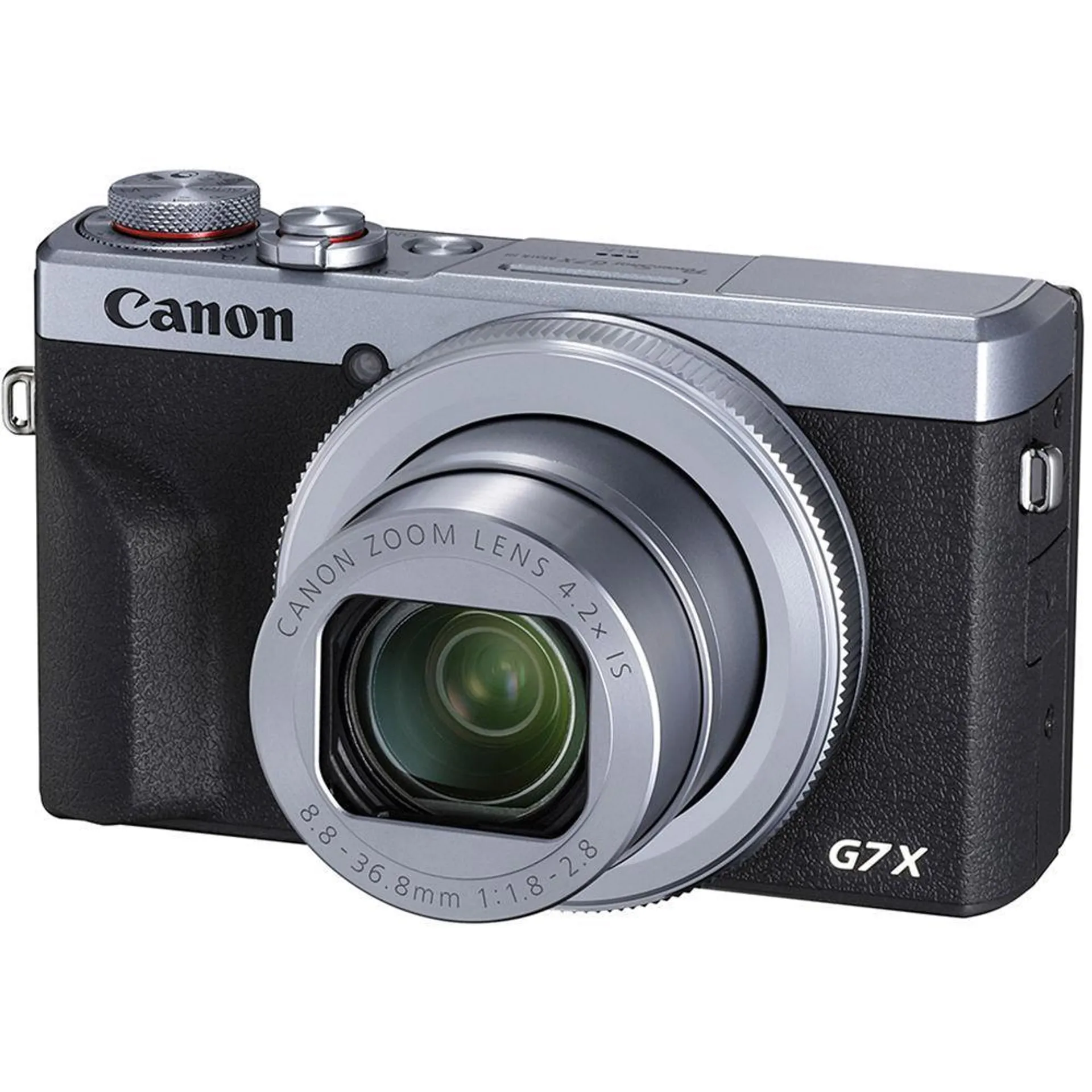 Canon PowerShot G7 X Mark III 20.1MP 4.2x Optical Zoom Digital Camera-Silver(3638C001)