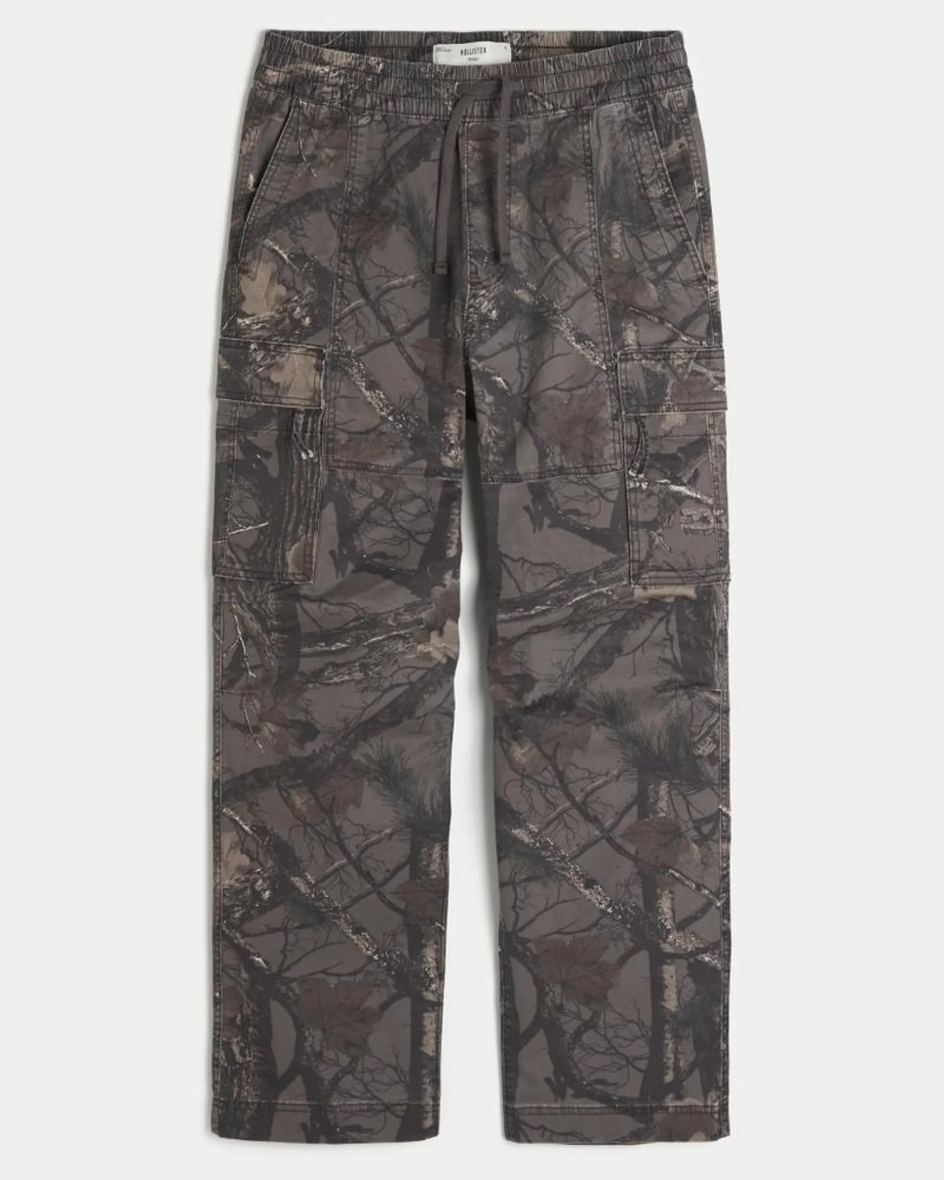 Baggy Camo Cargo Pull-On Pants