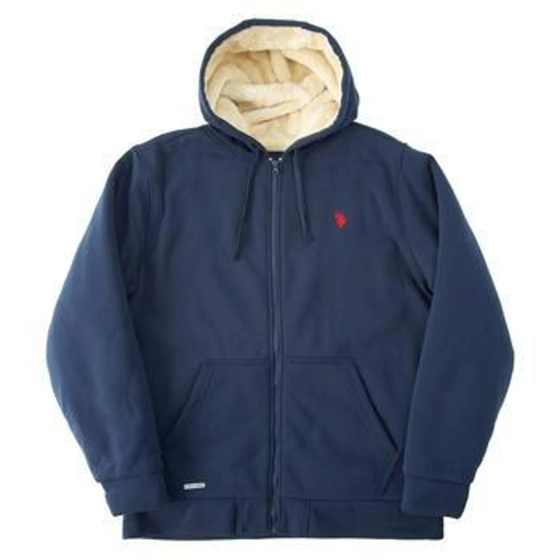 Mens U.S. Polo Assn.® Solid Sherpa Hoodie