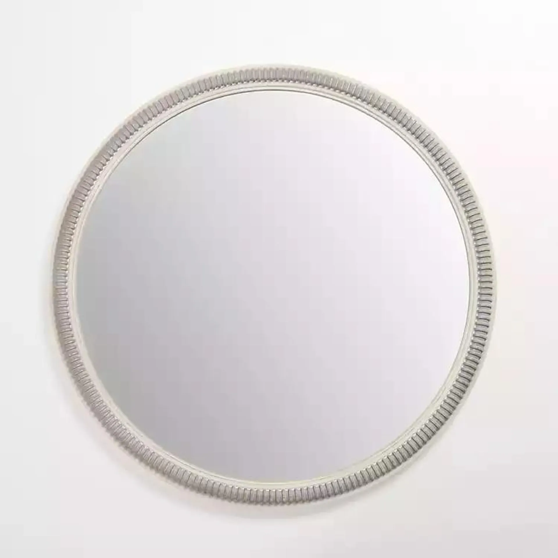 Wexford Ribbed Round Wall Mirror