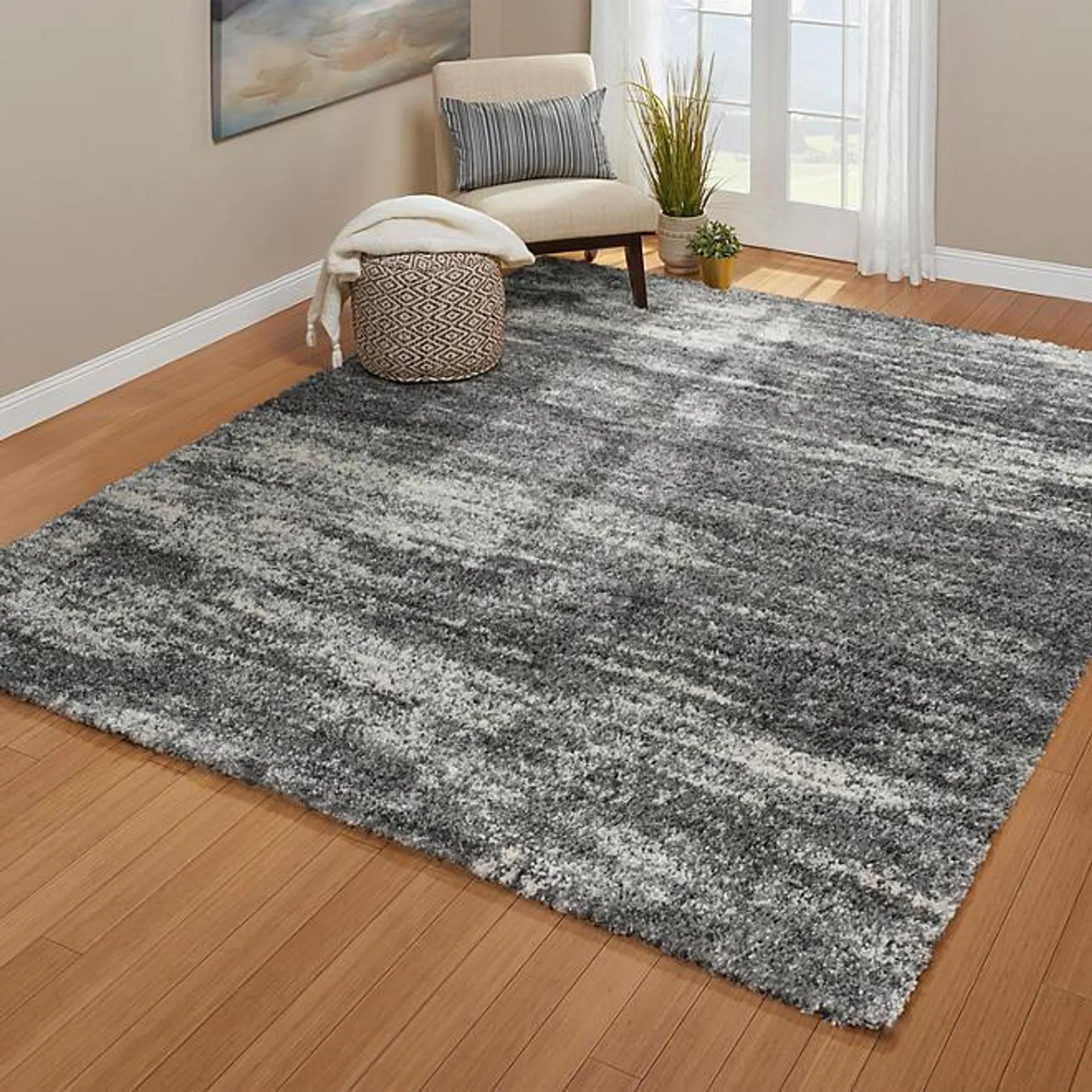 Drexel Lenox Shag Area Rug, Assorted Designs and Sizes