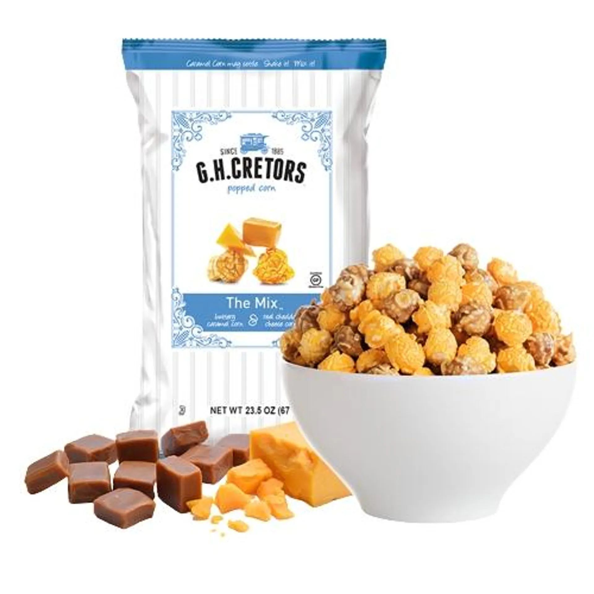 G.H Cretors The Mix Popcorn, 23.5oz