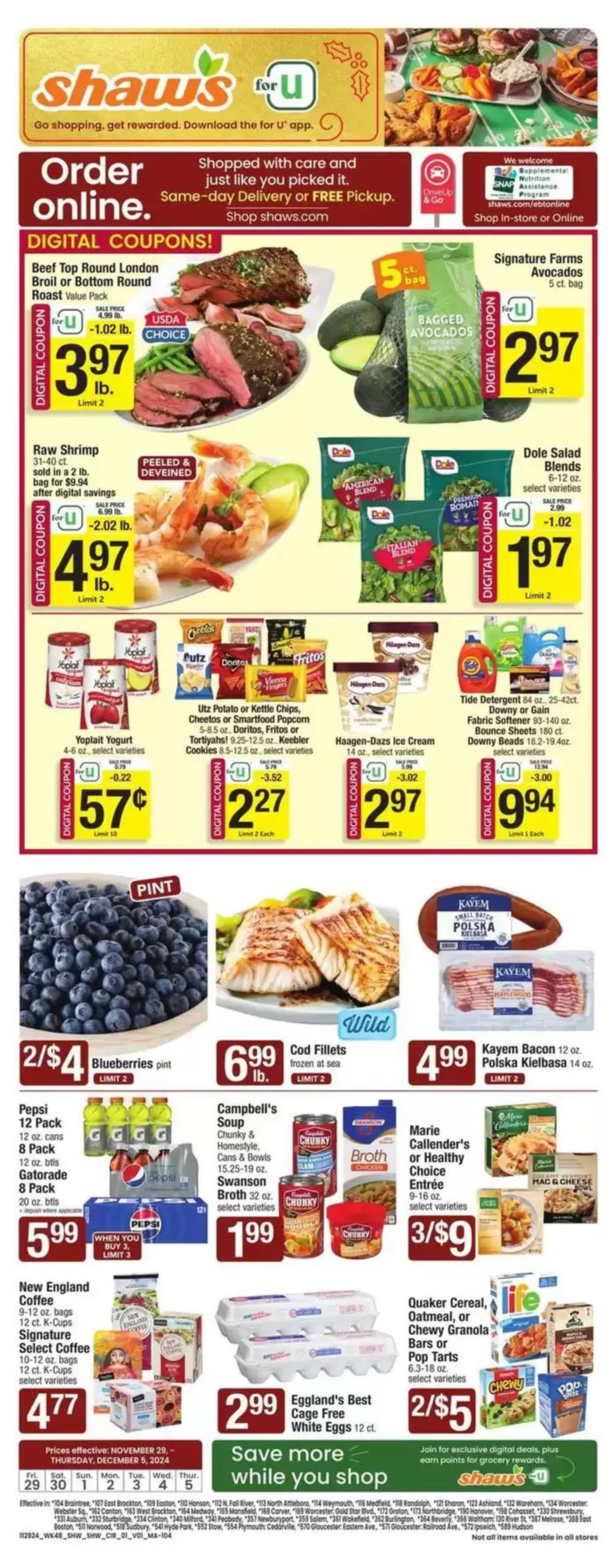 Shaws flyer - 1