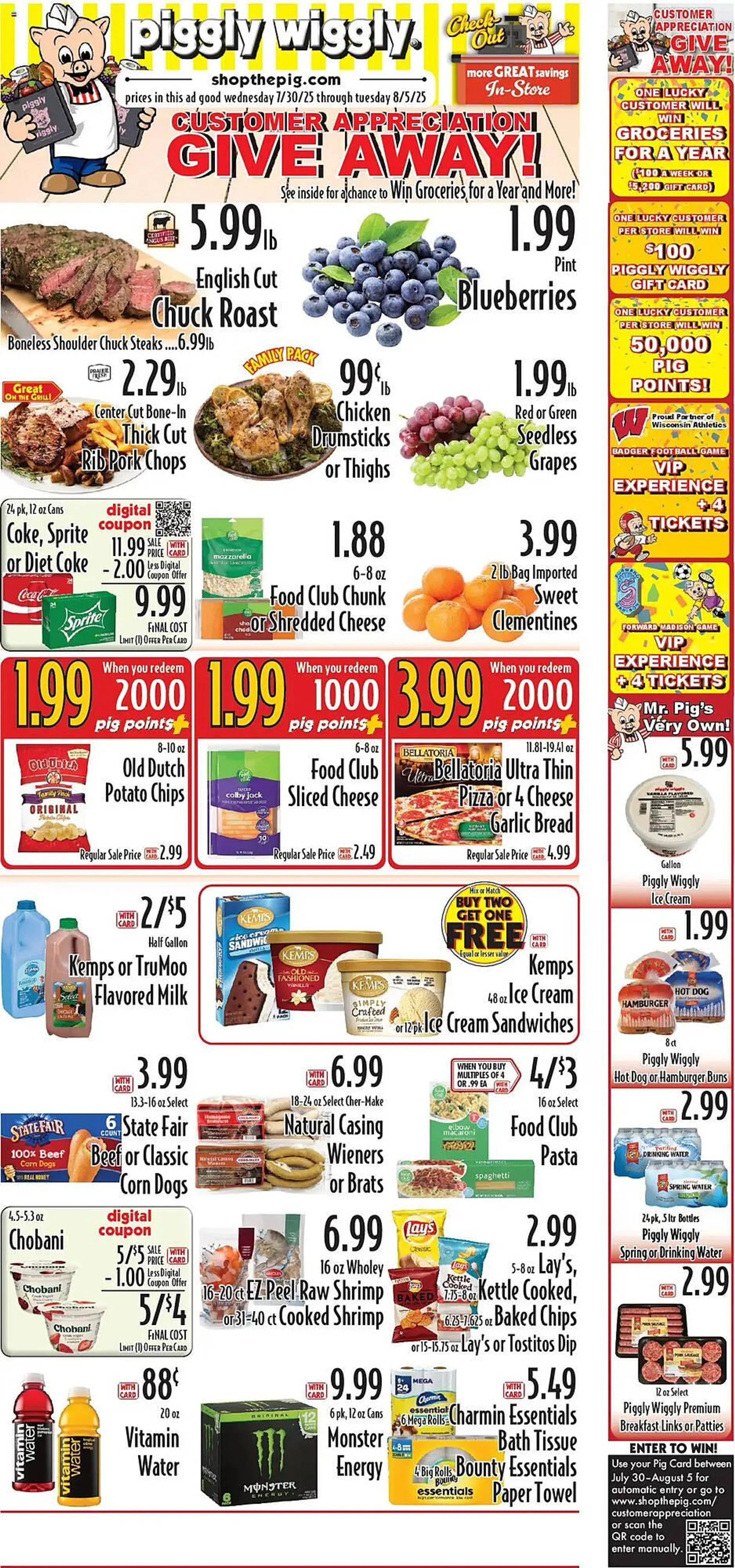 Weekly ad Piggly Wiggly Weekly Ad from July 30 to August 6 2025 - Page 1