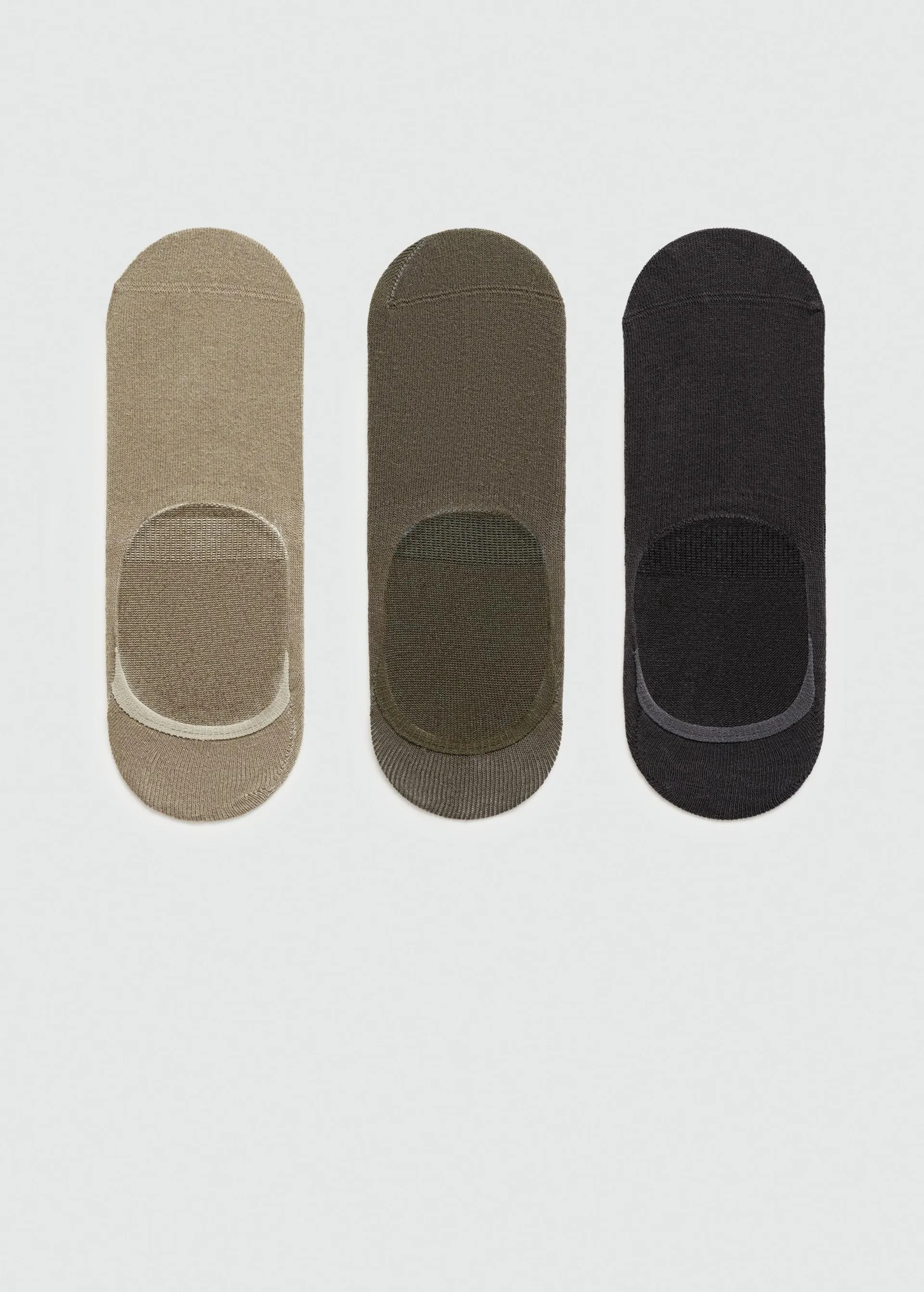 Pack 3 calcetines invisibles