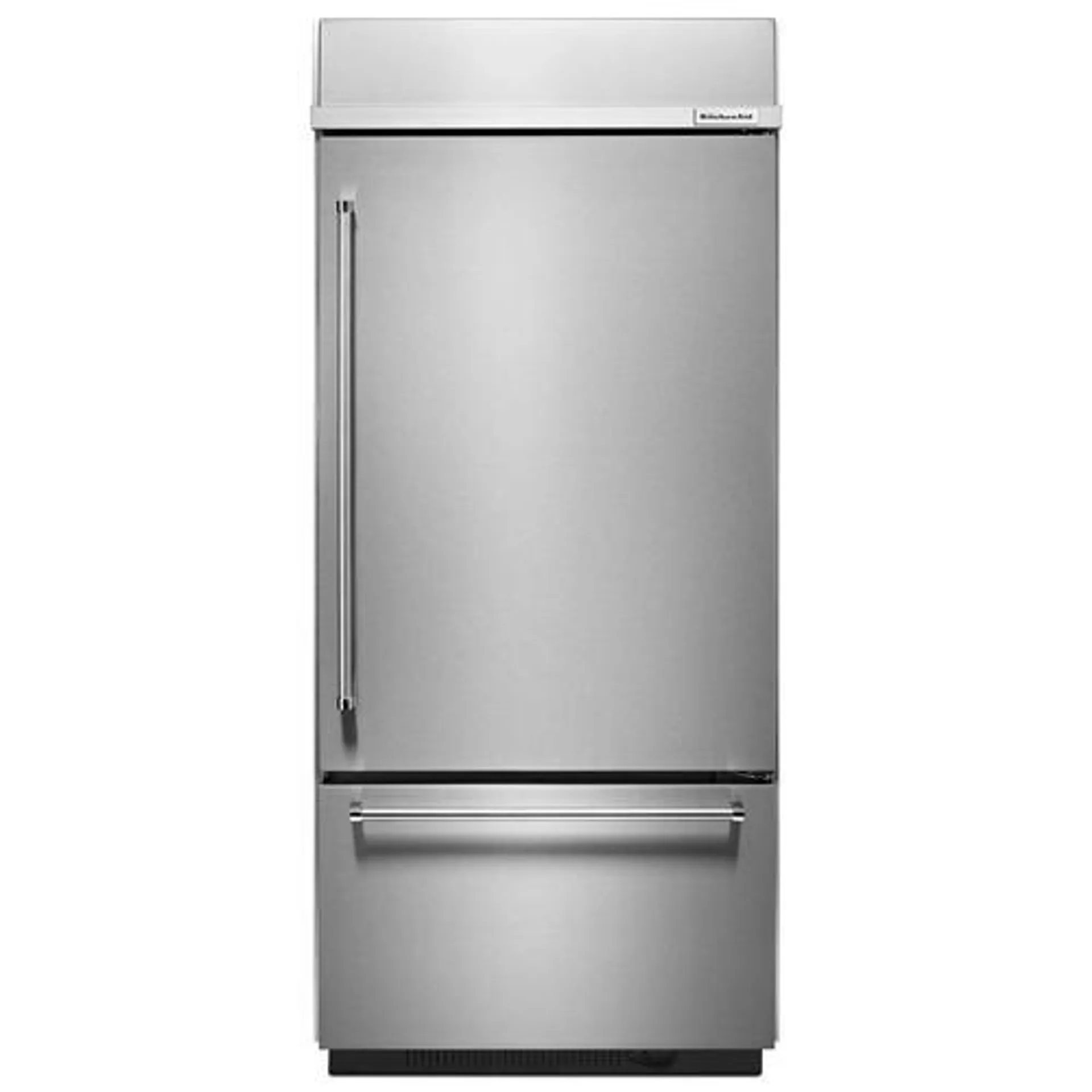 KitchenAid® 20.9 cu. ft. Stainless Steel Bottom-Freezer Counter Depth Refrigerator