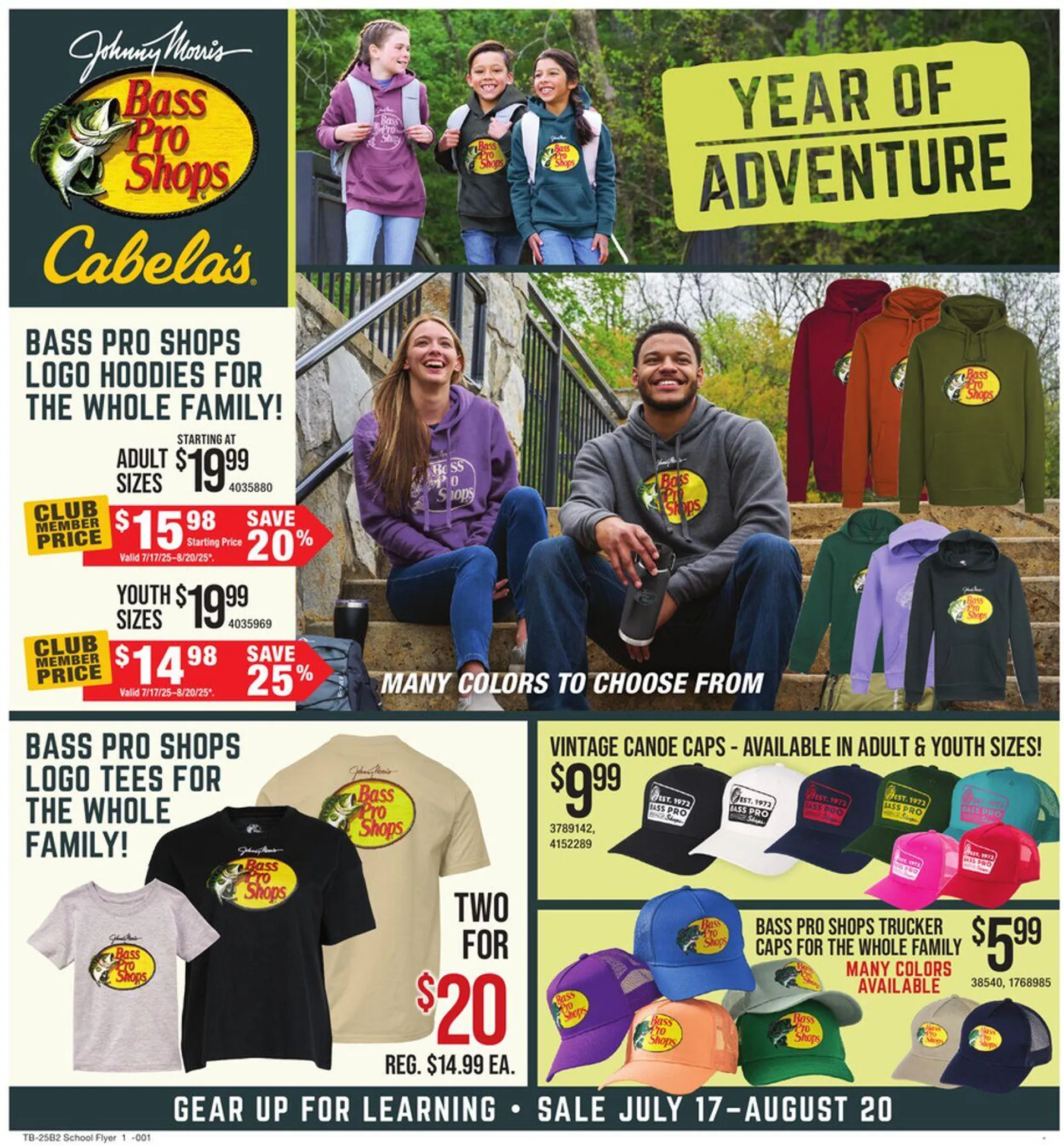 Weekly ad Bass Pro Current weekly ad from July 17 to August 20 2025 - Page 1