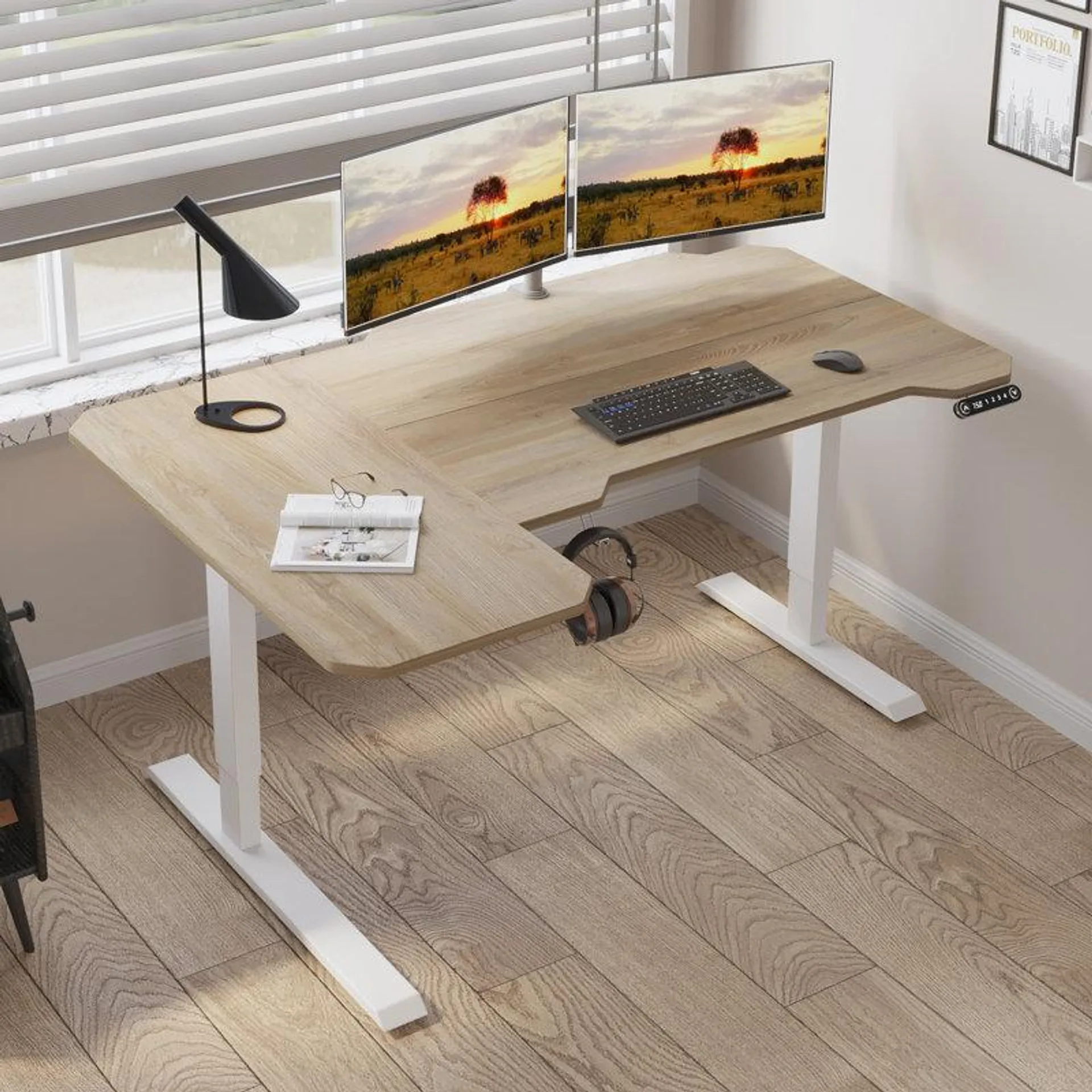 Home Office Height Adjustable Standing Desk