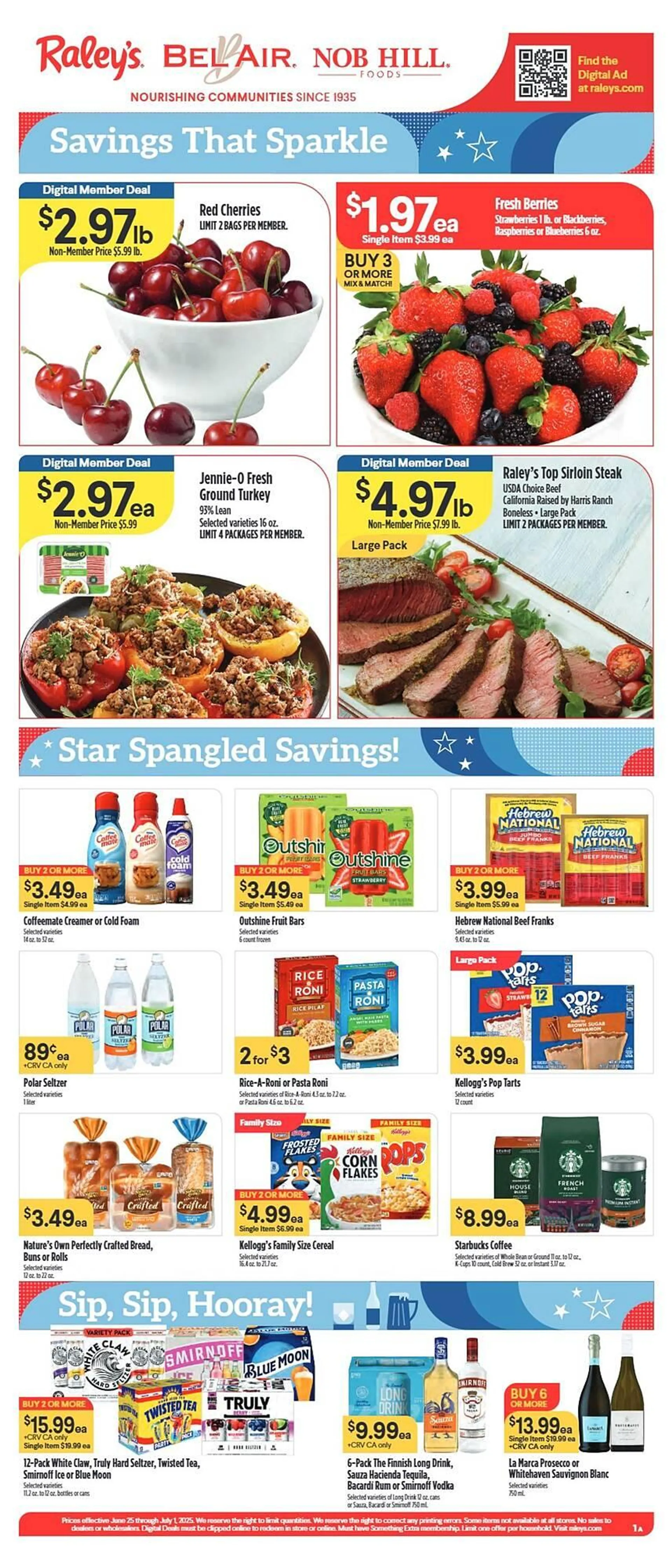 Weekly ad Bel Air Markets Weekly Ad from June 25 to July 1 2025 - Page 1
