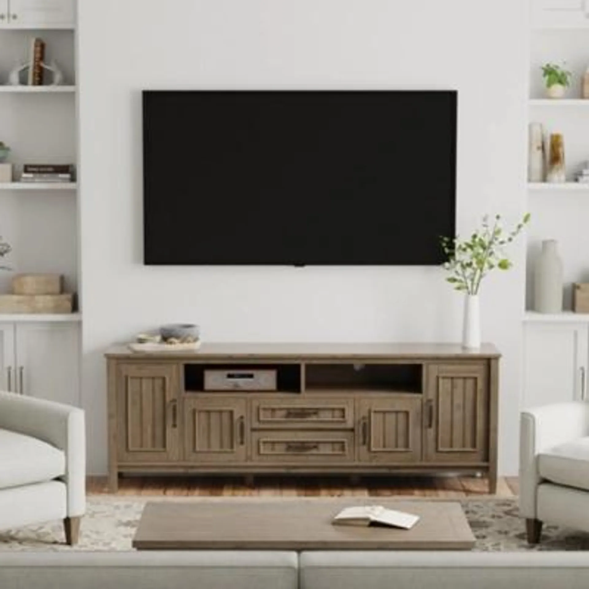 Simpli Home Lev 72" TV Media Stand