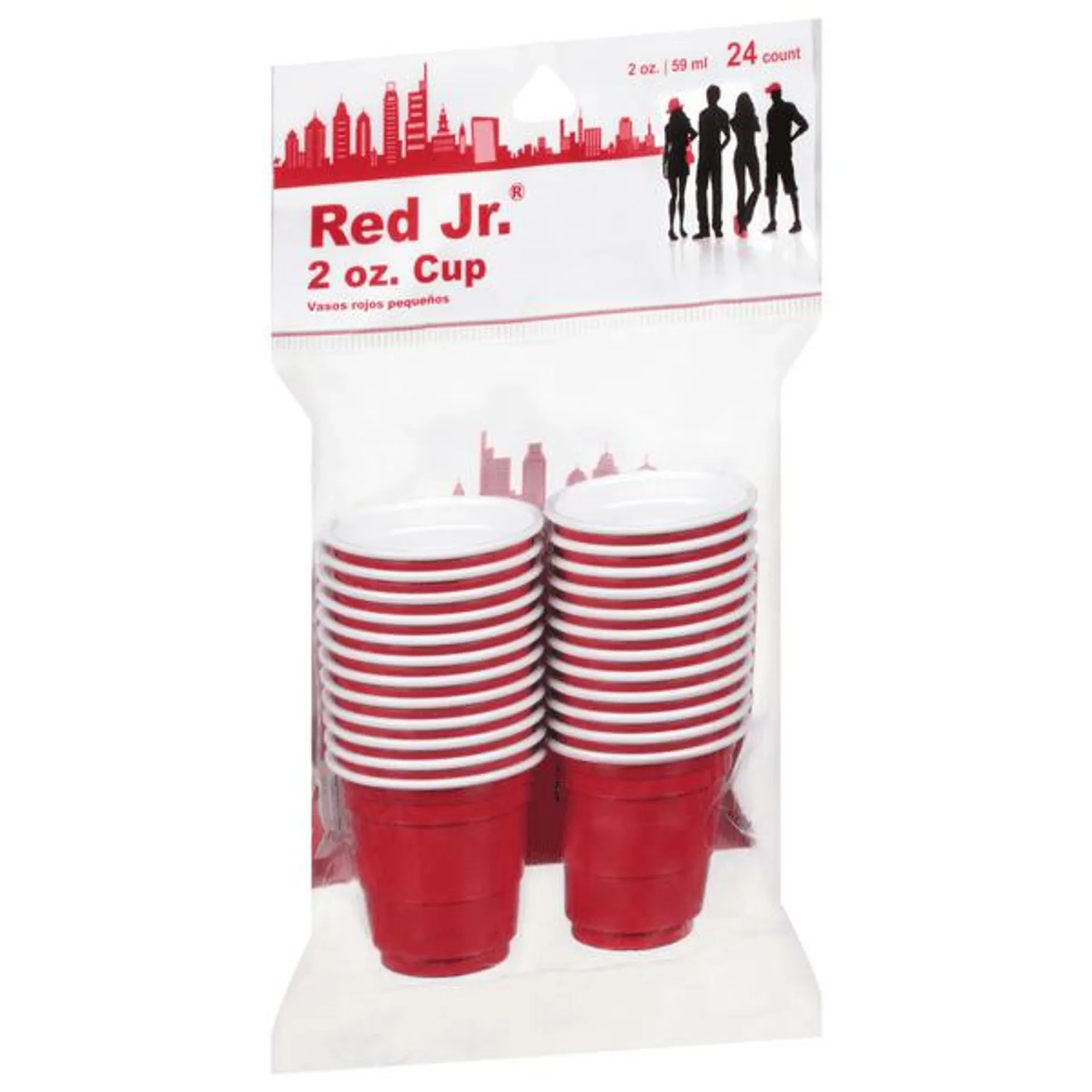 Red Jr. 2 oz. Cup