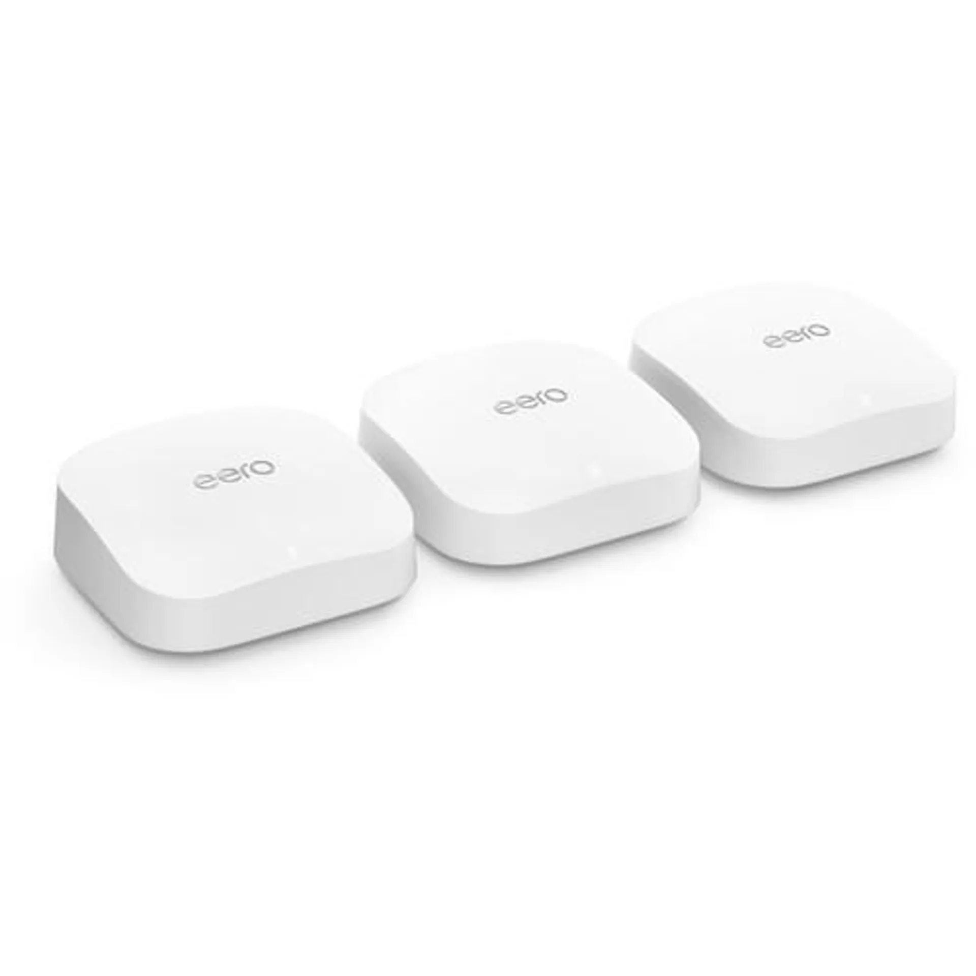 eero Pro 6E AX5400 Wi-Fi 6E Tri-Band Gigabit 3-Piece Mesh System (White)