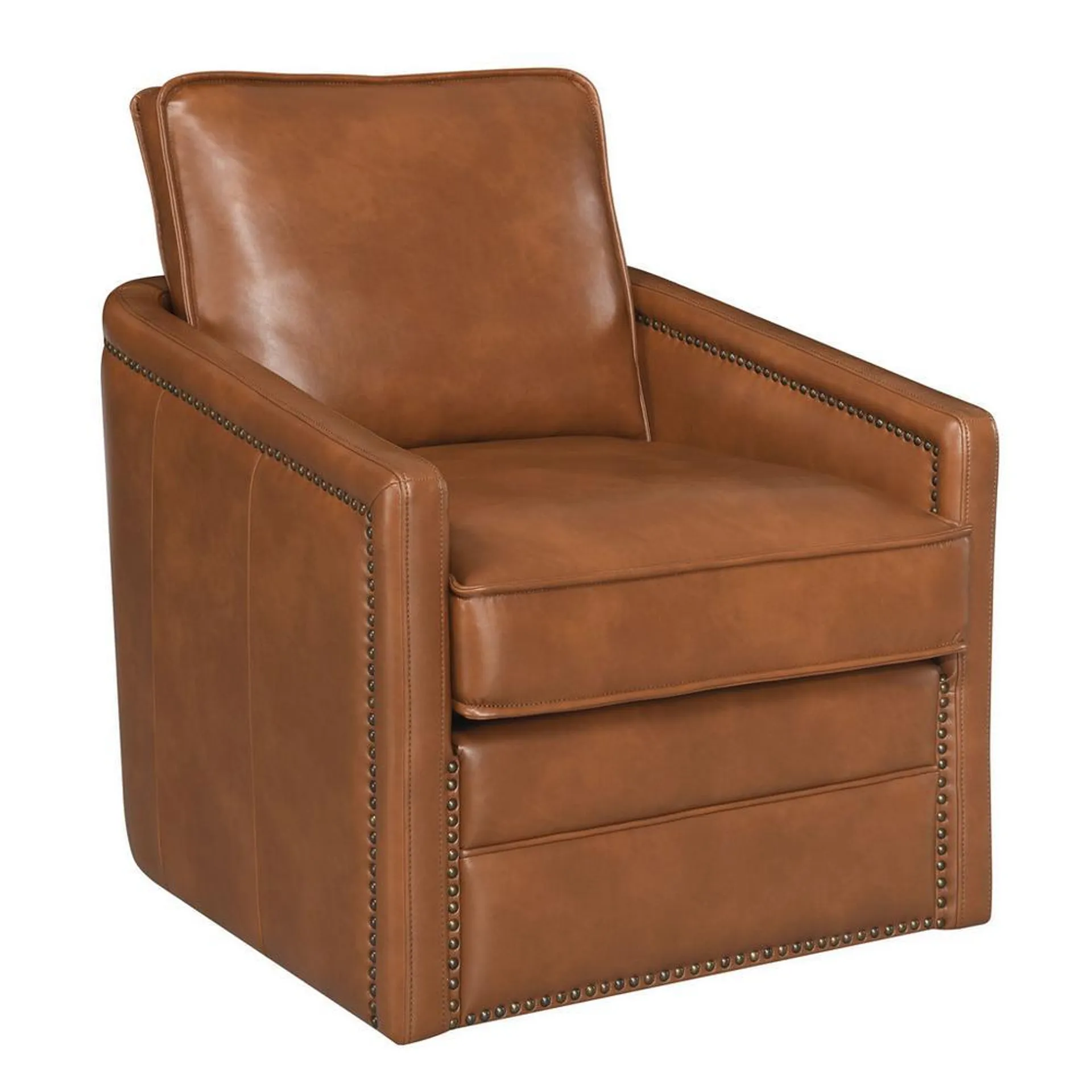 Rocha Accent Chair with Swivel - Brown