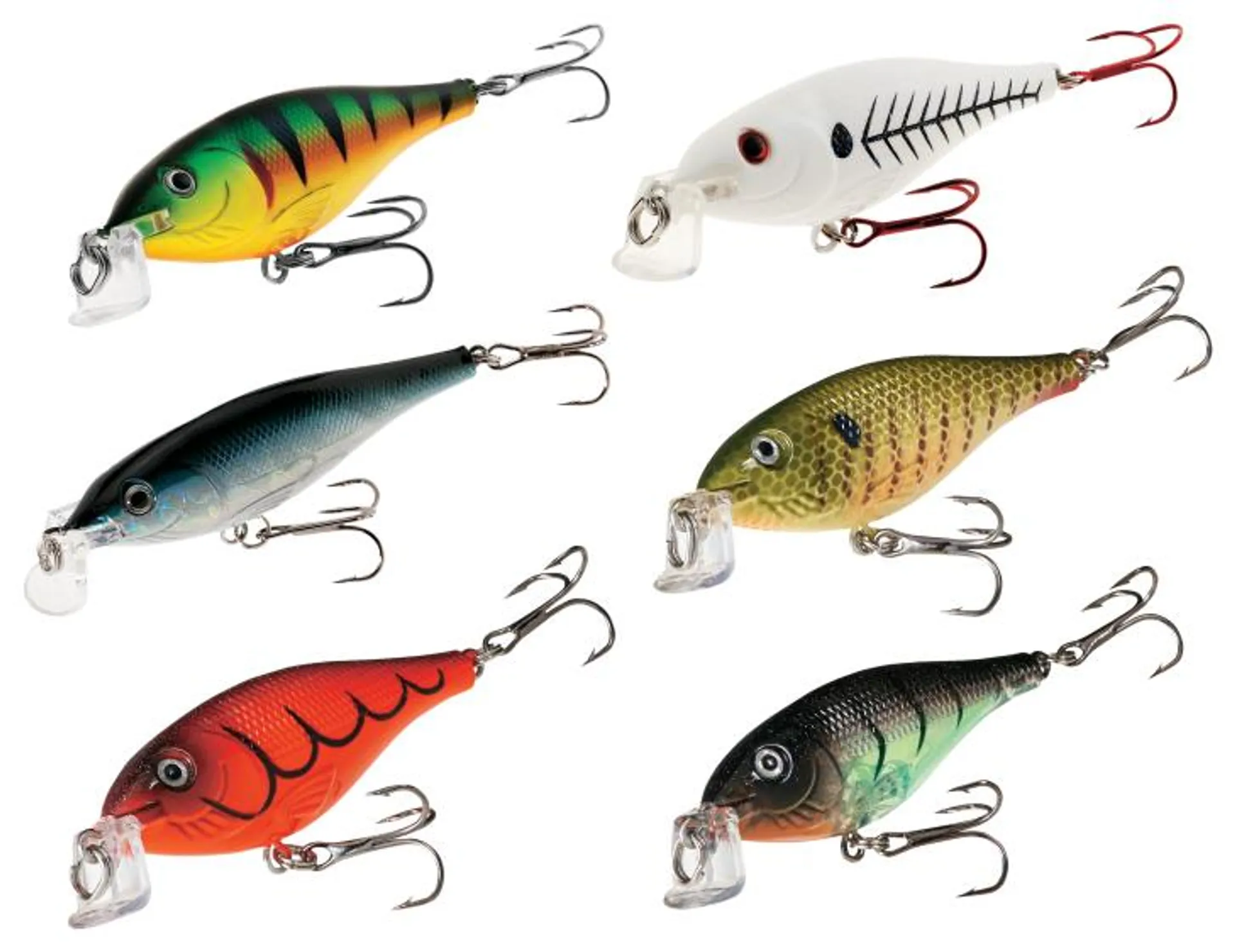 Bass Pro Shops XPS Shallow Suspending Shad 6-Pack