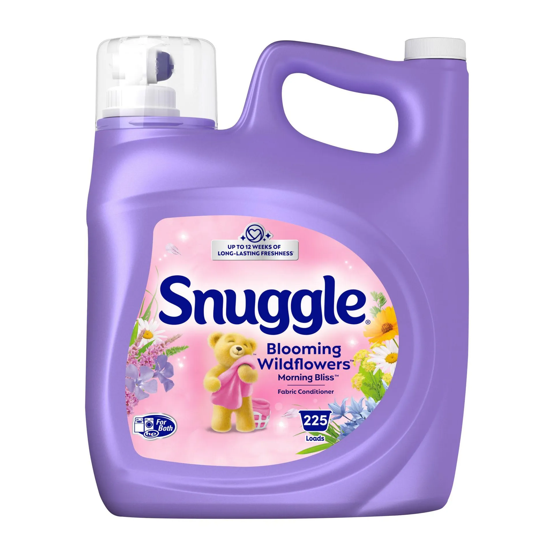 Snuggle Liquid Fabric Softener - Blooming Wildflowers, 225 loads/180 oz.