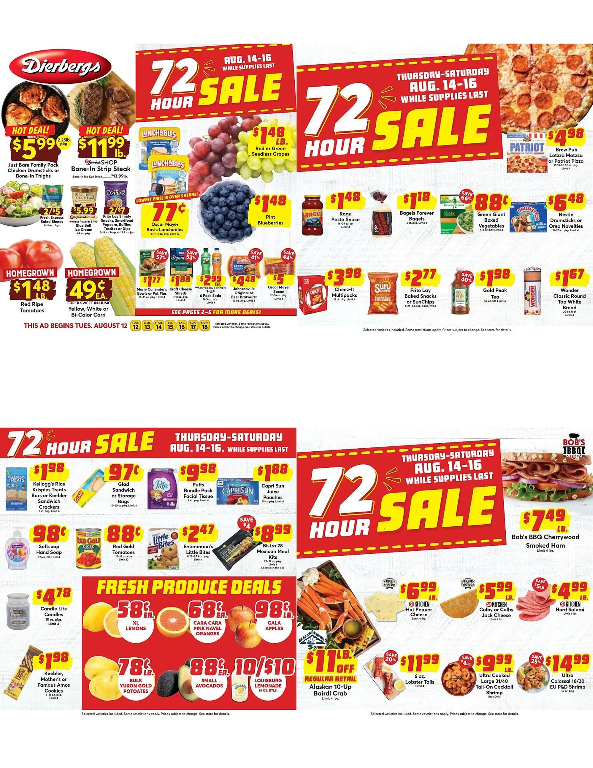 Weekly ad Dierbergs ad from August 12 to August 18 2025 - Page 1