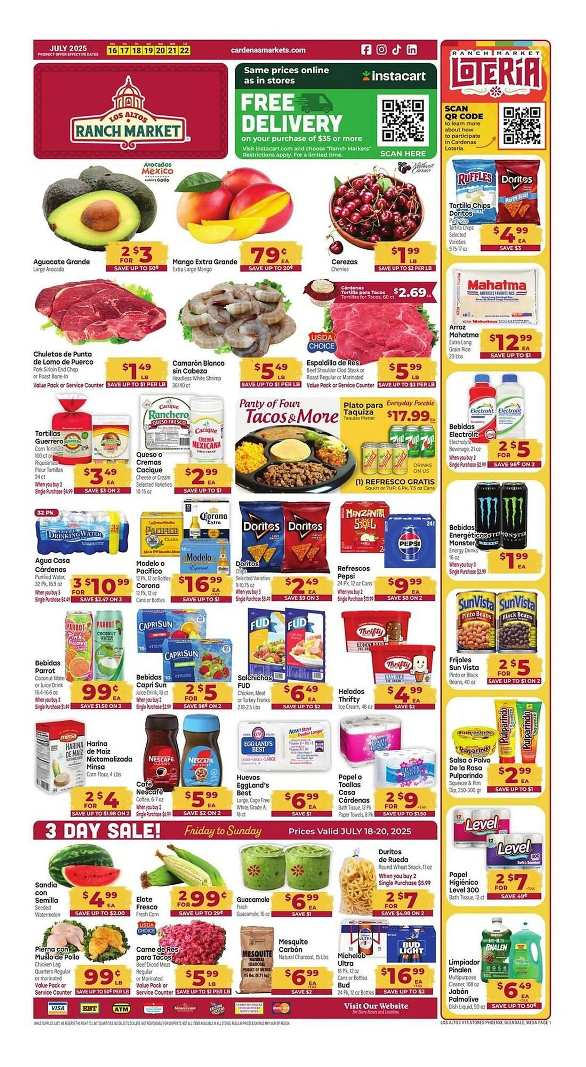 Weekly ad Los Altos Ranch Market Weekly Ad from July 16 to July 22 2025 - Page 1