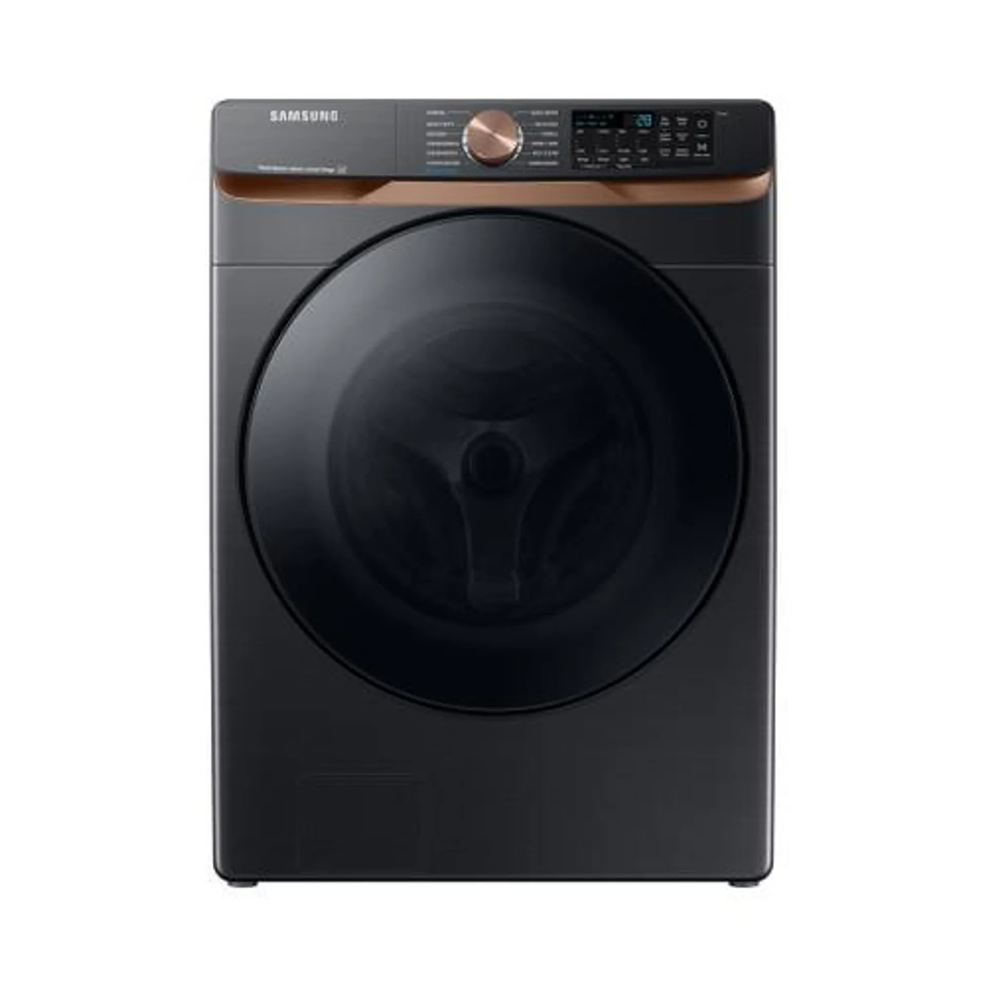 Samsung 5 cu. ft. Extra Large Capacity Smart Front Load Washer in Brushed Black with Super Speed Wash and Steam - WF50BG8300AV