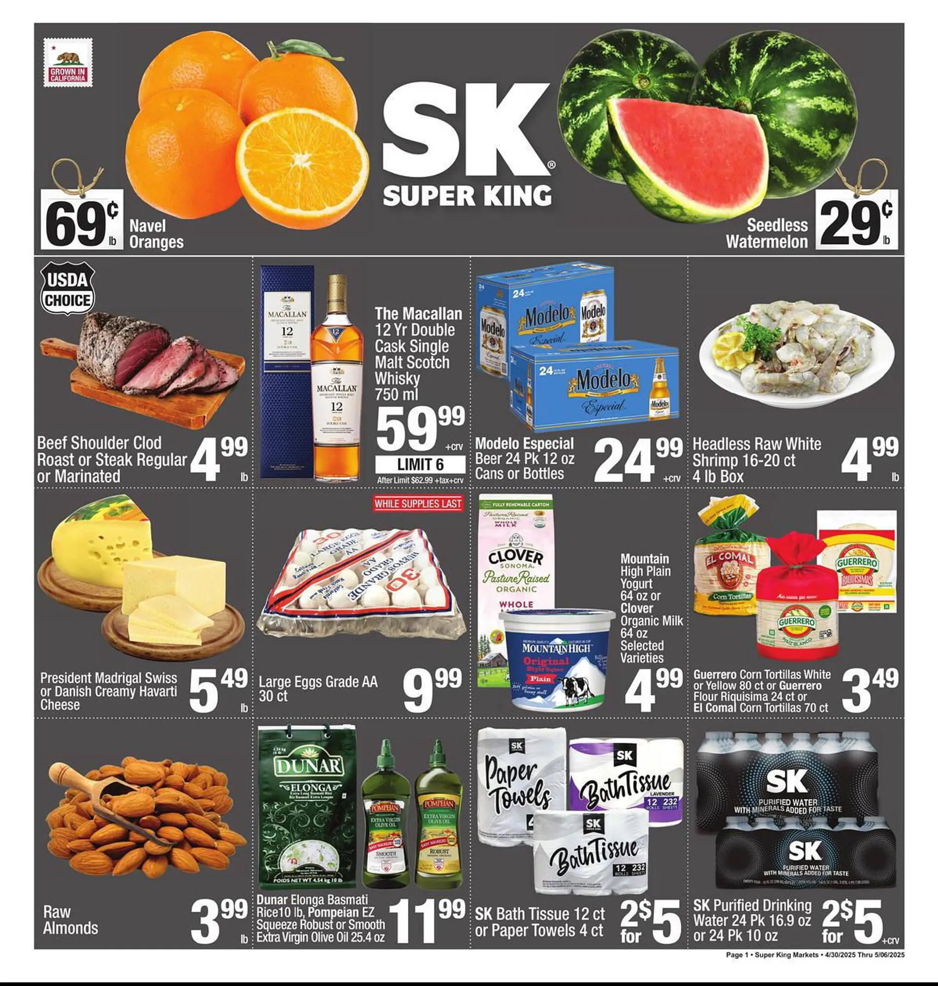 Super King Markets Weekly Ad - 1