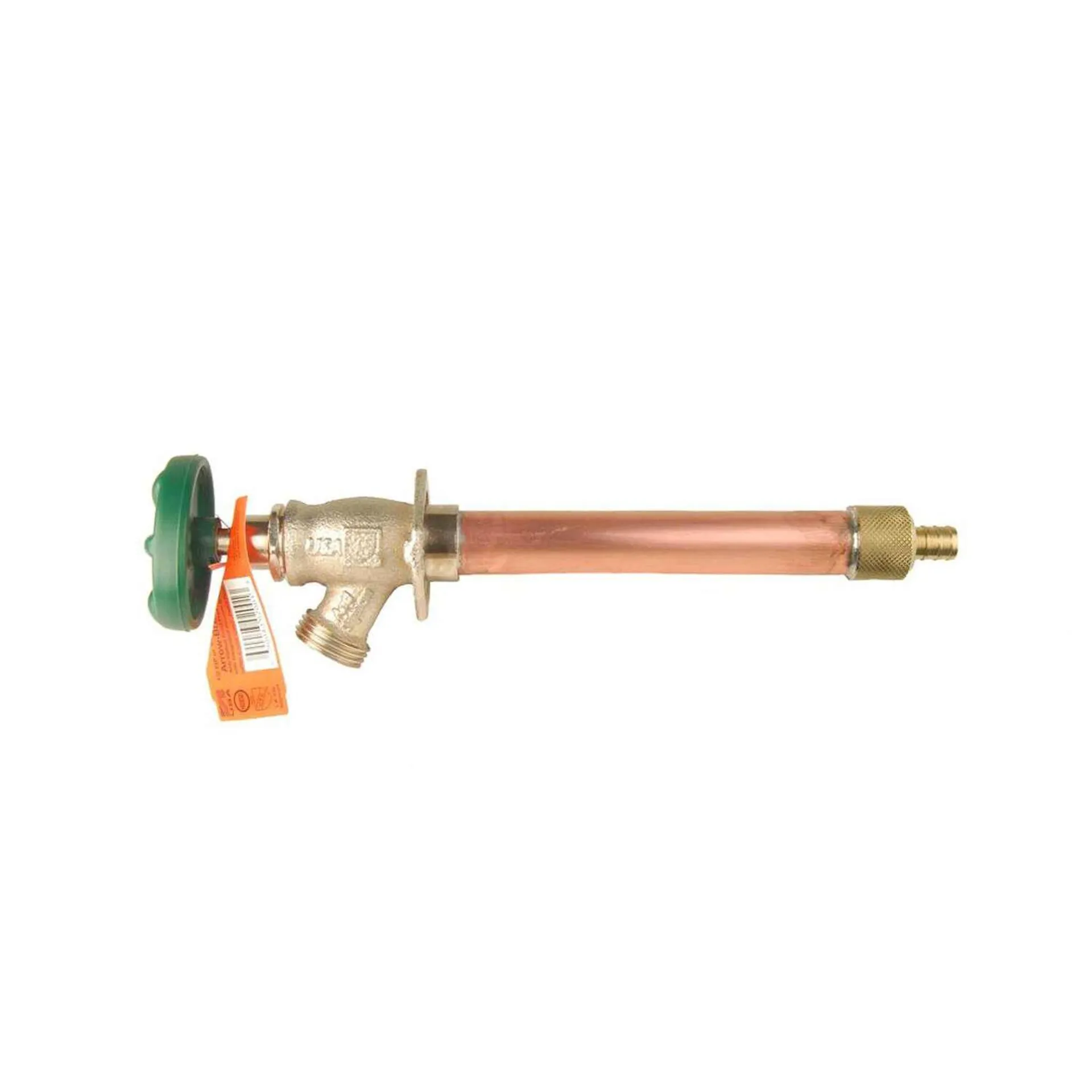 Arrowhead Brass Arrow Breaker 1/2 in. PEX Hose Anti-Siphon Brass Wall Hydrant