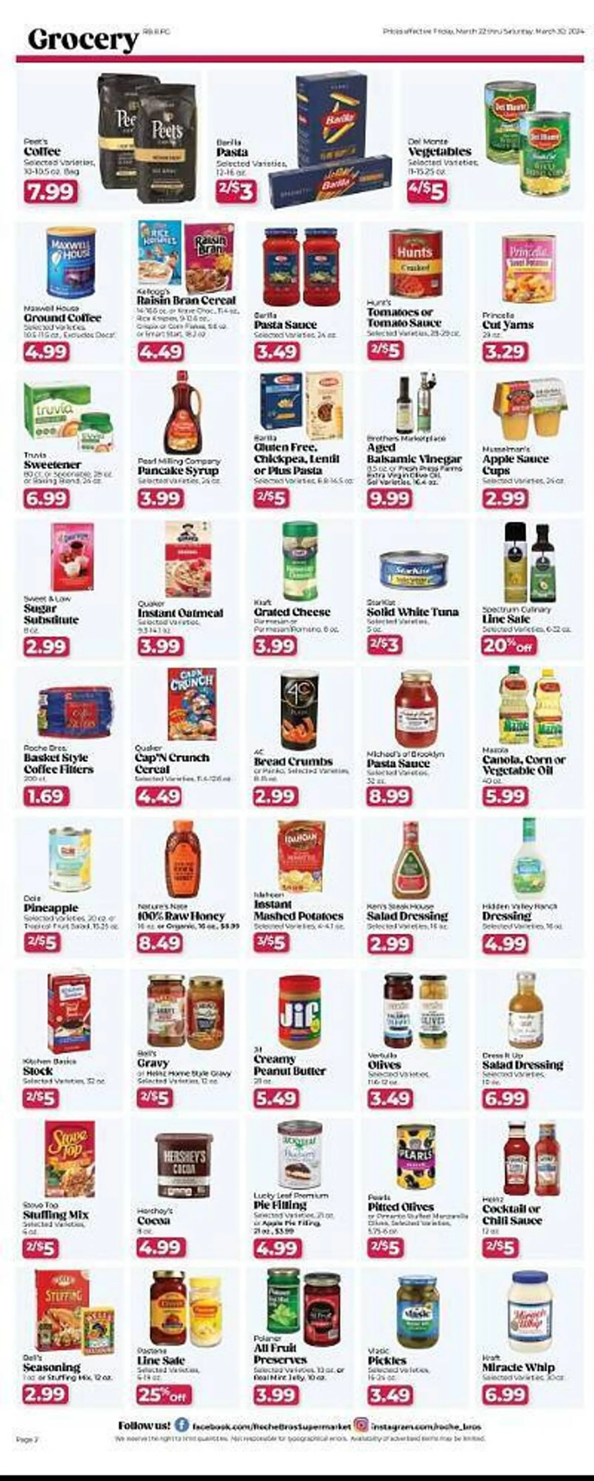 Weekly ad Roche Bros Weekly Ad from March 22 to March 30 2024 - Page 2