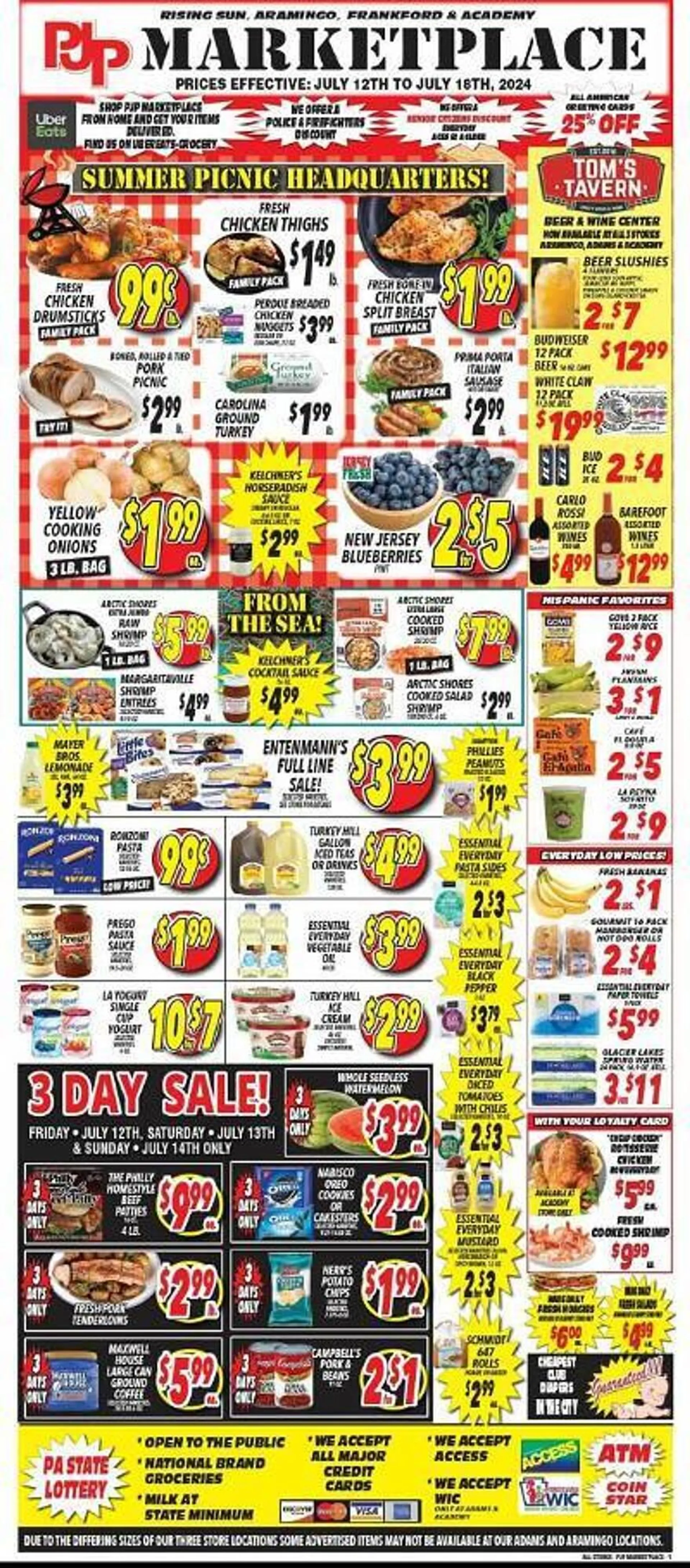 PJP Marketplace Weekly Ad - 1