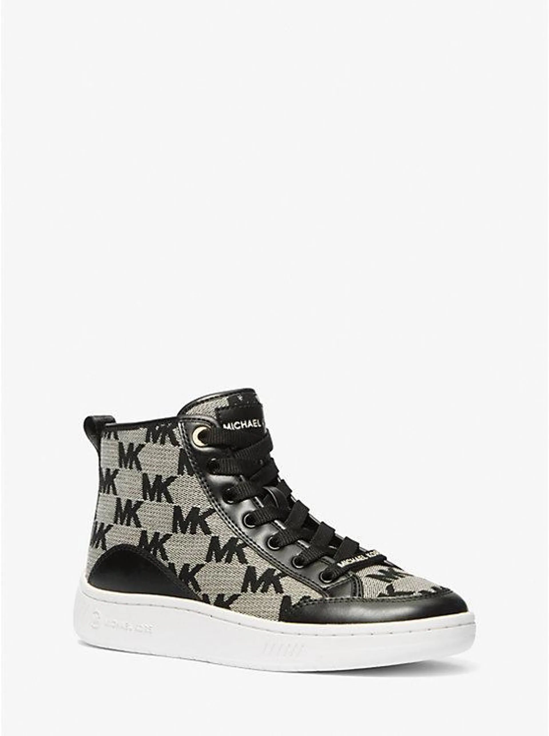 Shea Logo Jacquard High-Top Sneaker