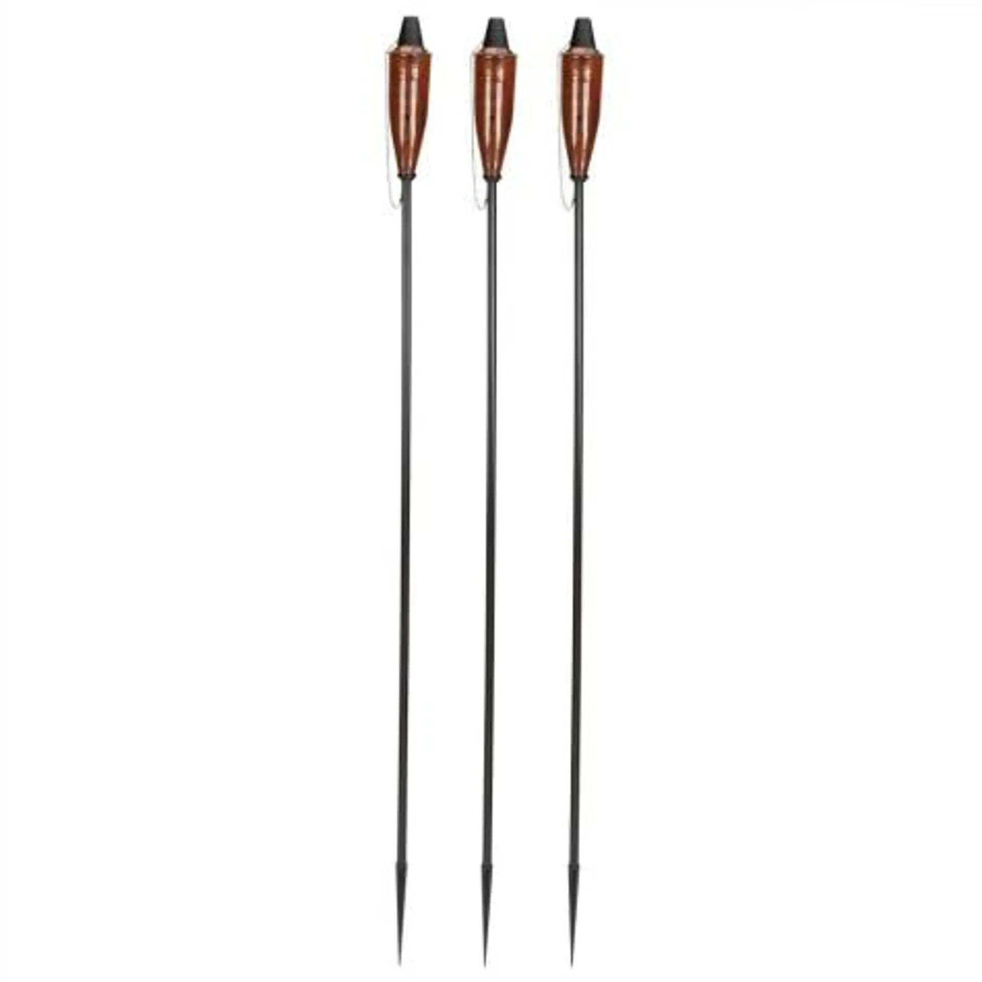 60" Metal Garden Torches, 3-Count