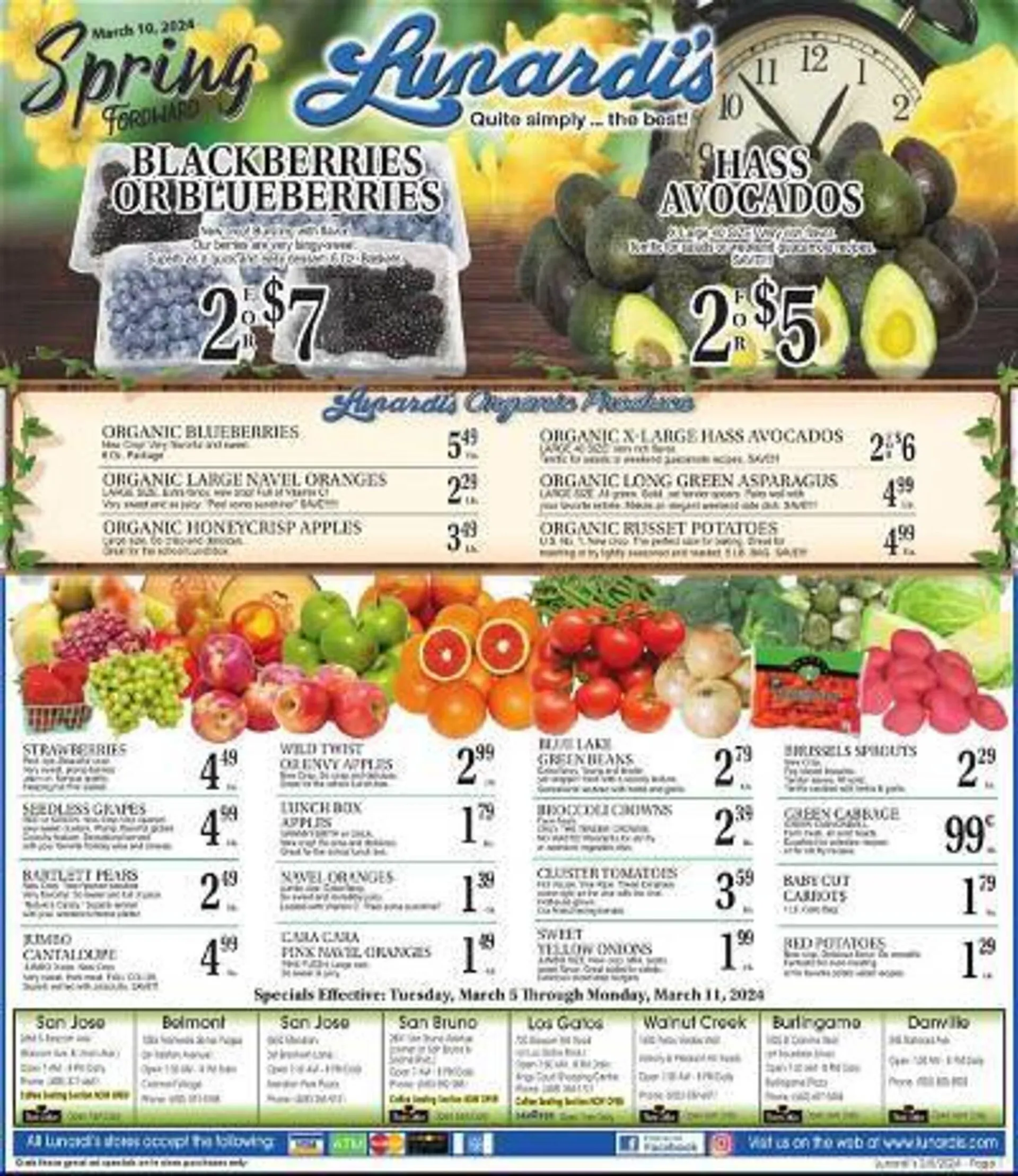 Weekly ad Lunardis Weekly Ad from March 5 to March 11 2024 - Page 1