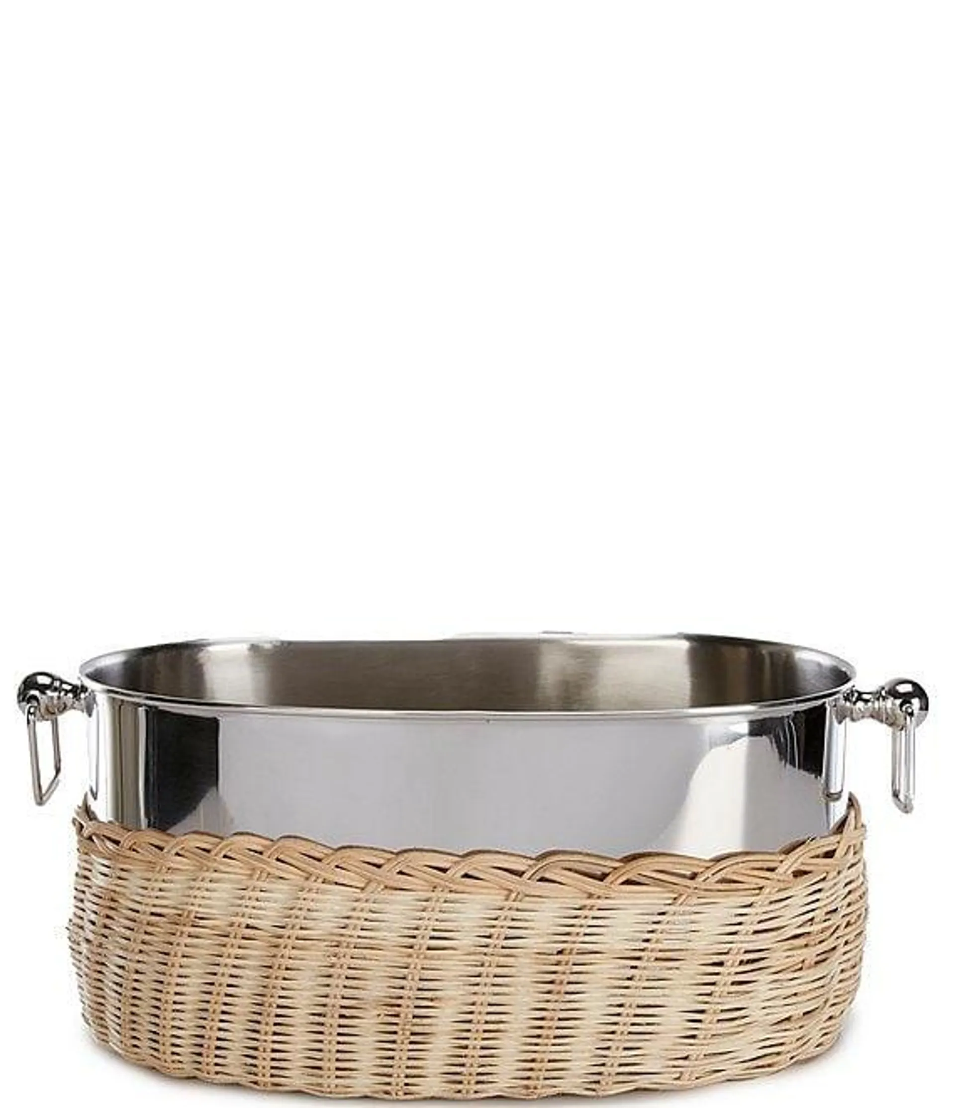 Wicker Barware Collection Party Tub