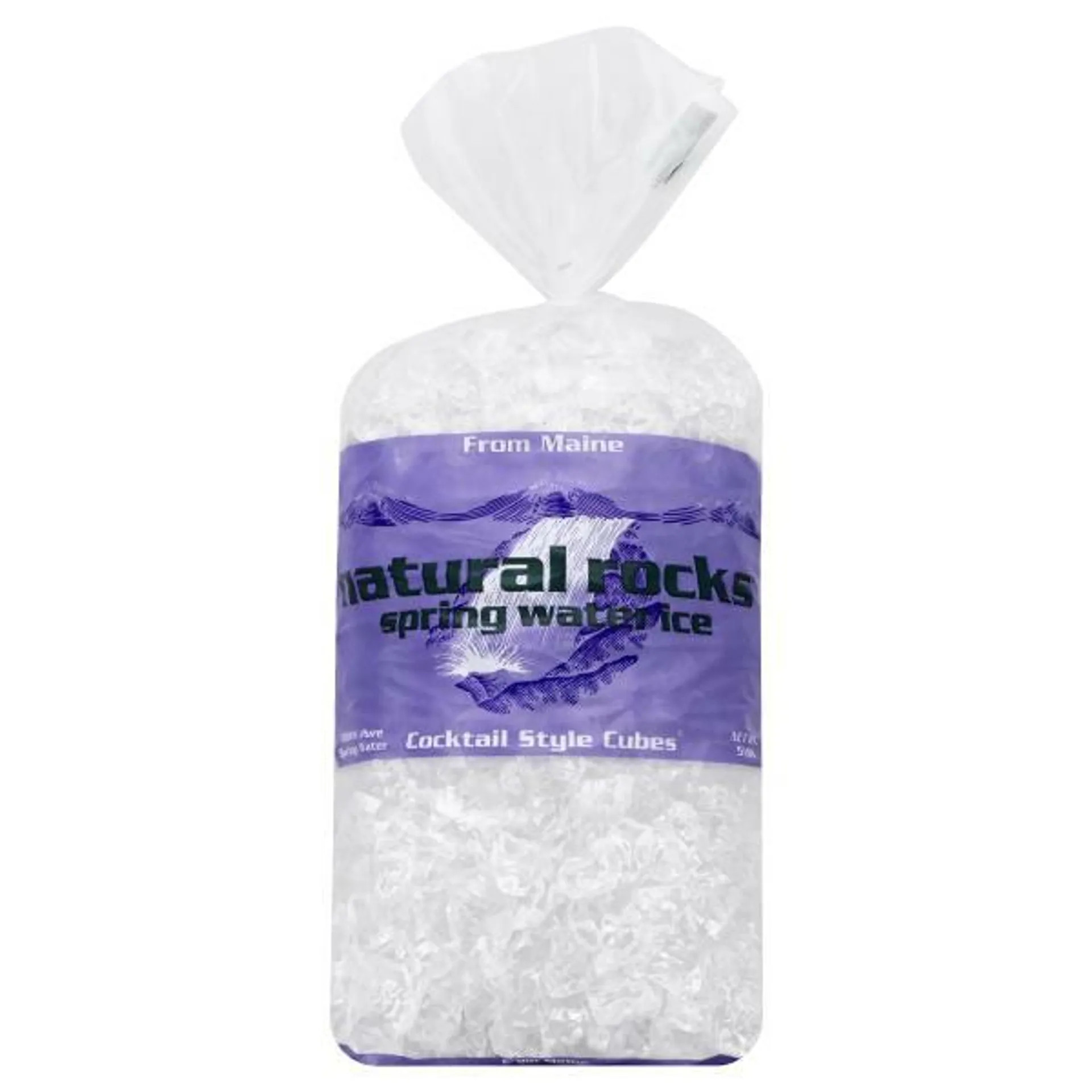 Natural Rocks Spring Water Ice Ice, Spring Water, Cocktail Style Cubes