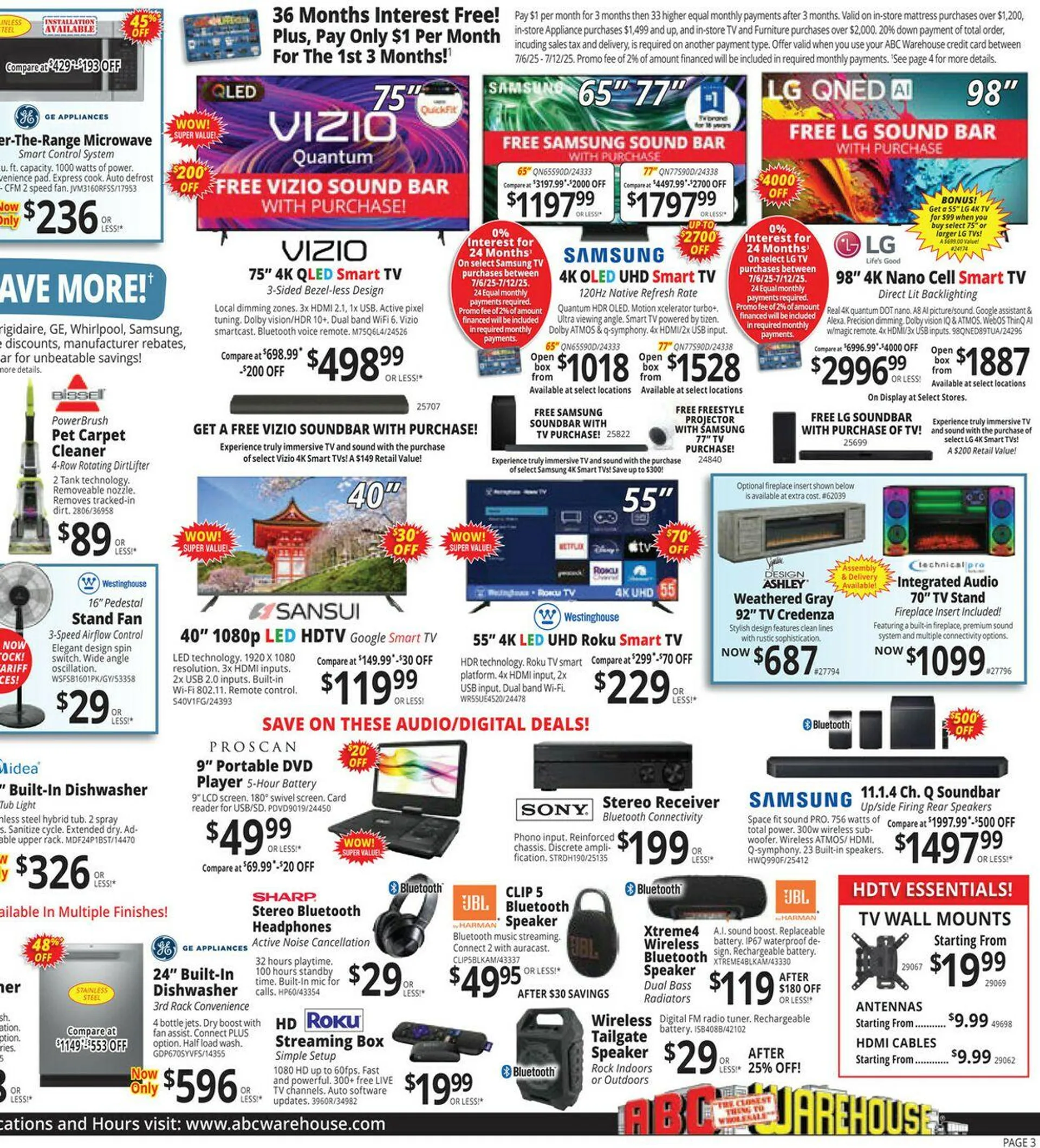 Weekly ad ABC Warehouse Current weekly ad from July 6 to July 12 2025 - Page 3