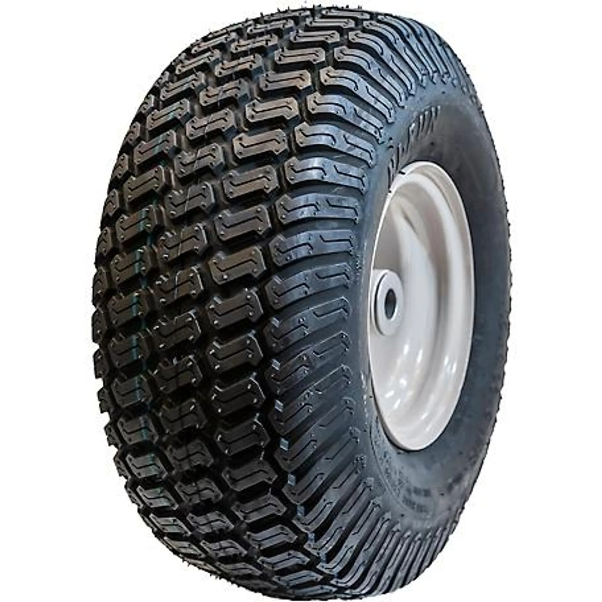 Hi-Run 20x8-8 2PR SU05 Lawn and Garden Tire Assembly on 8x7 Wheel, Grayish White