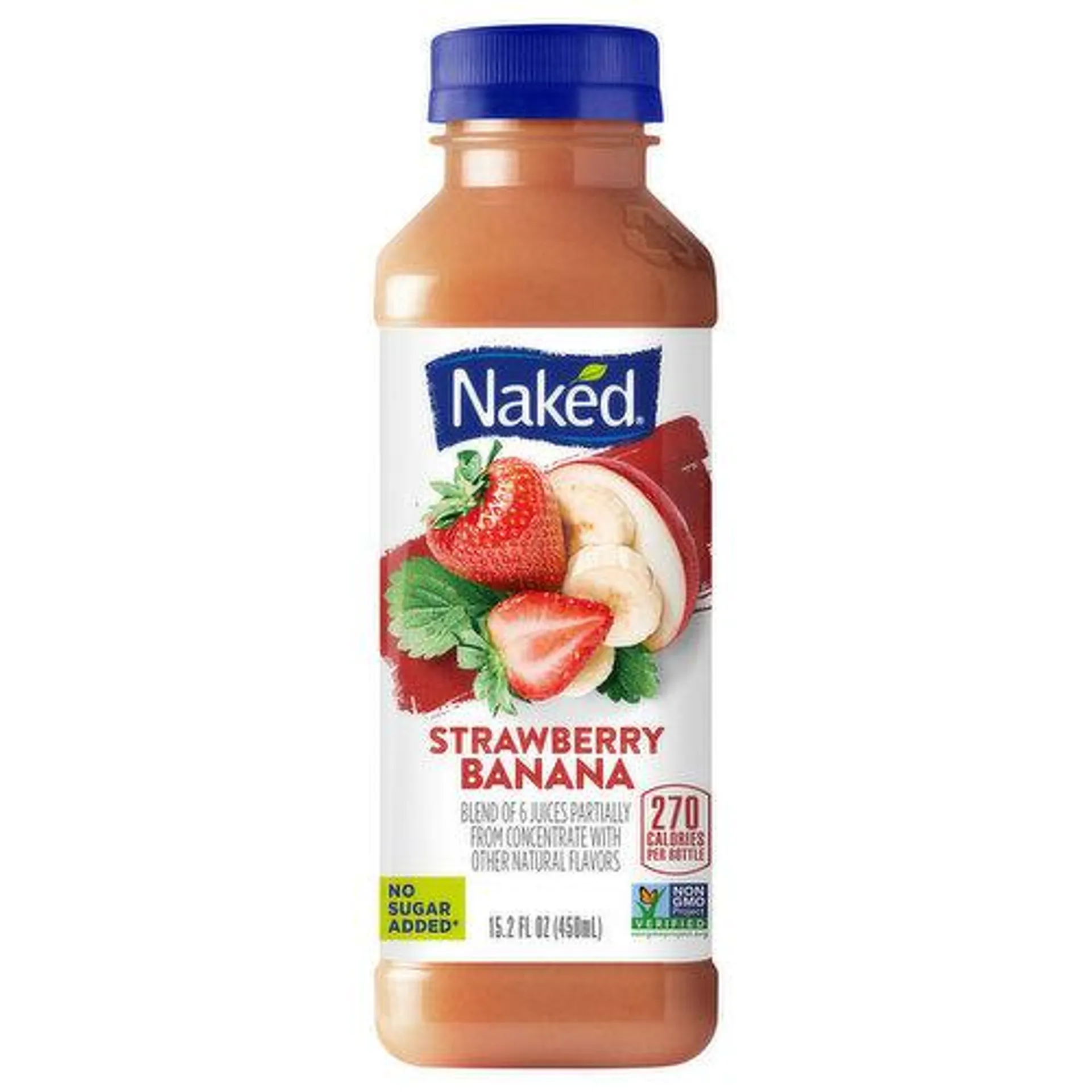 Naked Juice, Strawberry Banana, 15.2 Fluid ounce